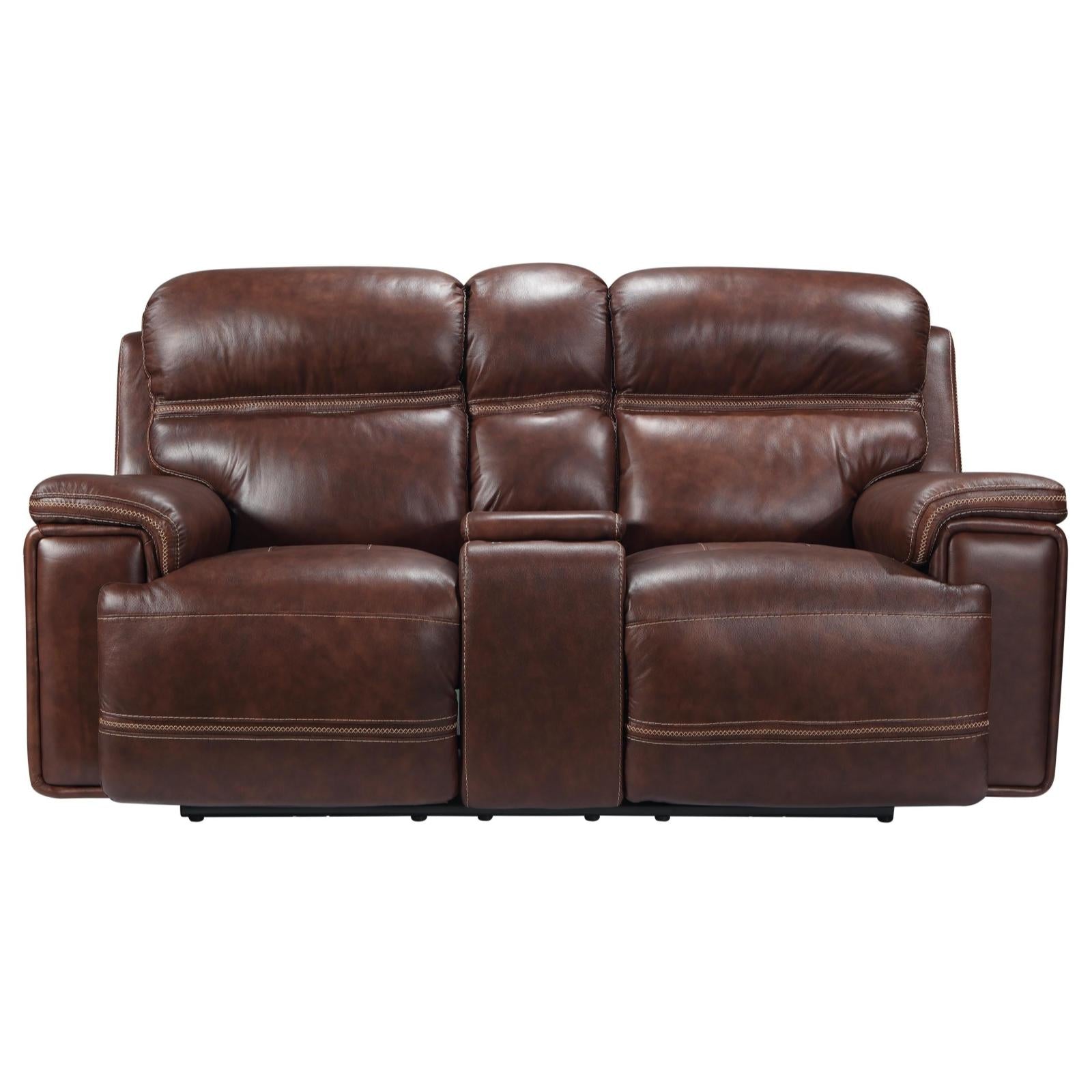 Fresno Power Reclining Loveseat w/ Power Headrest - Adams Furniture