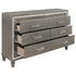 Tasmin Grey Dresser & Mirror - Adams Furniture