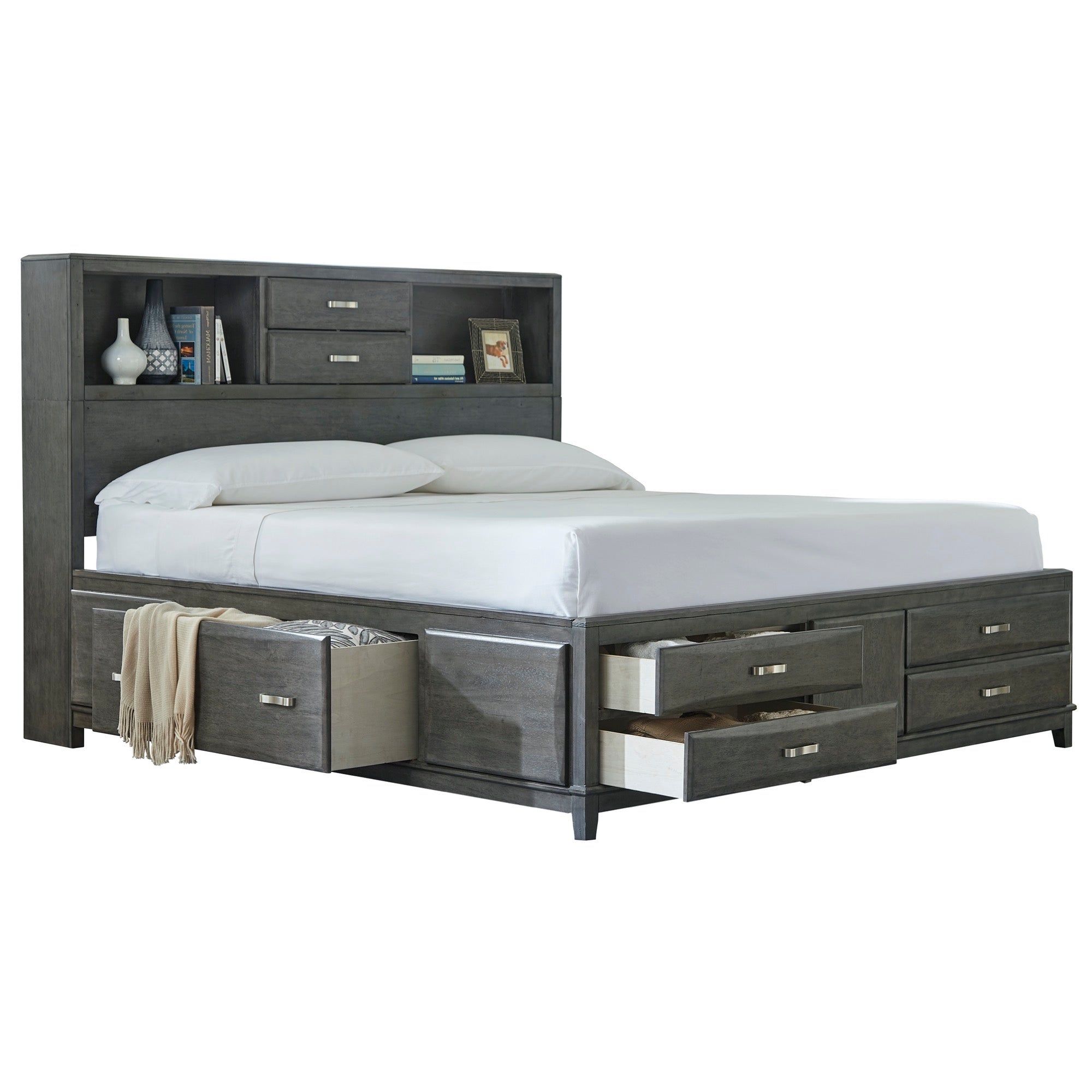 Caitbrook Queen 5 Piece Storage Bedroom Set - Adams Furniture