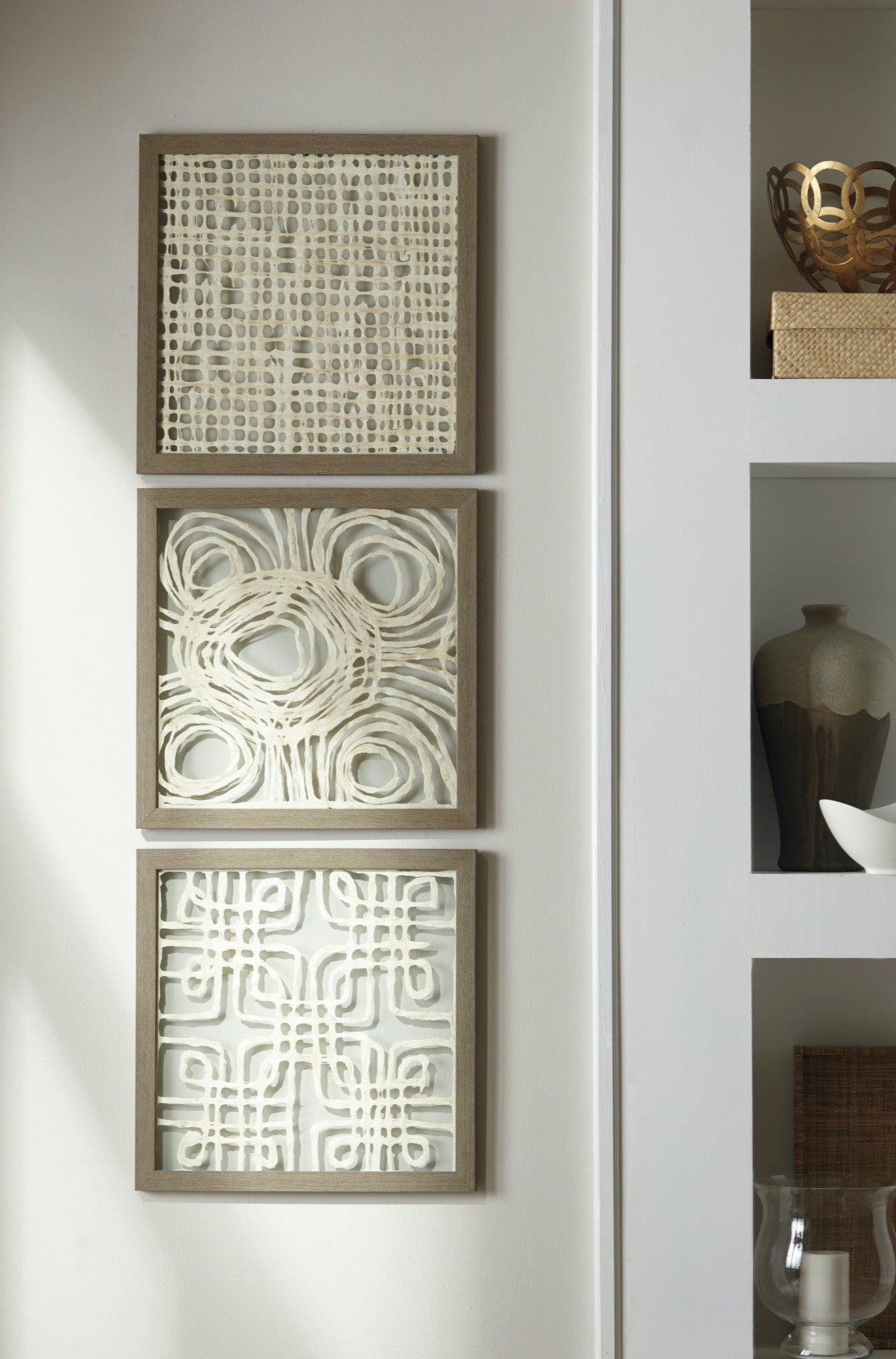 Odella Wall Decor (Set of 3) - Adams Furniture