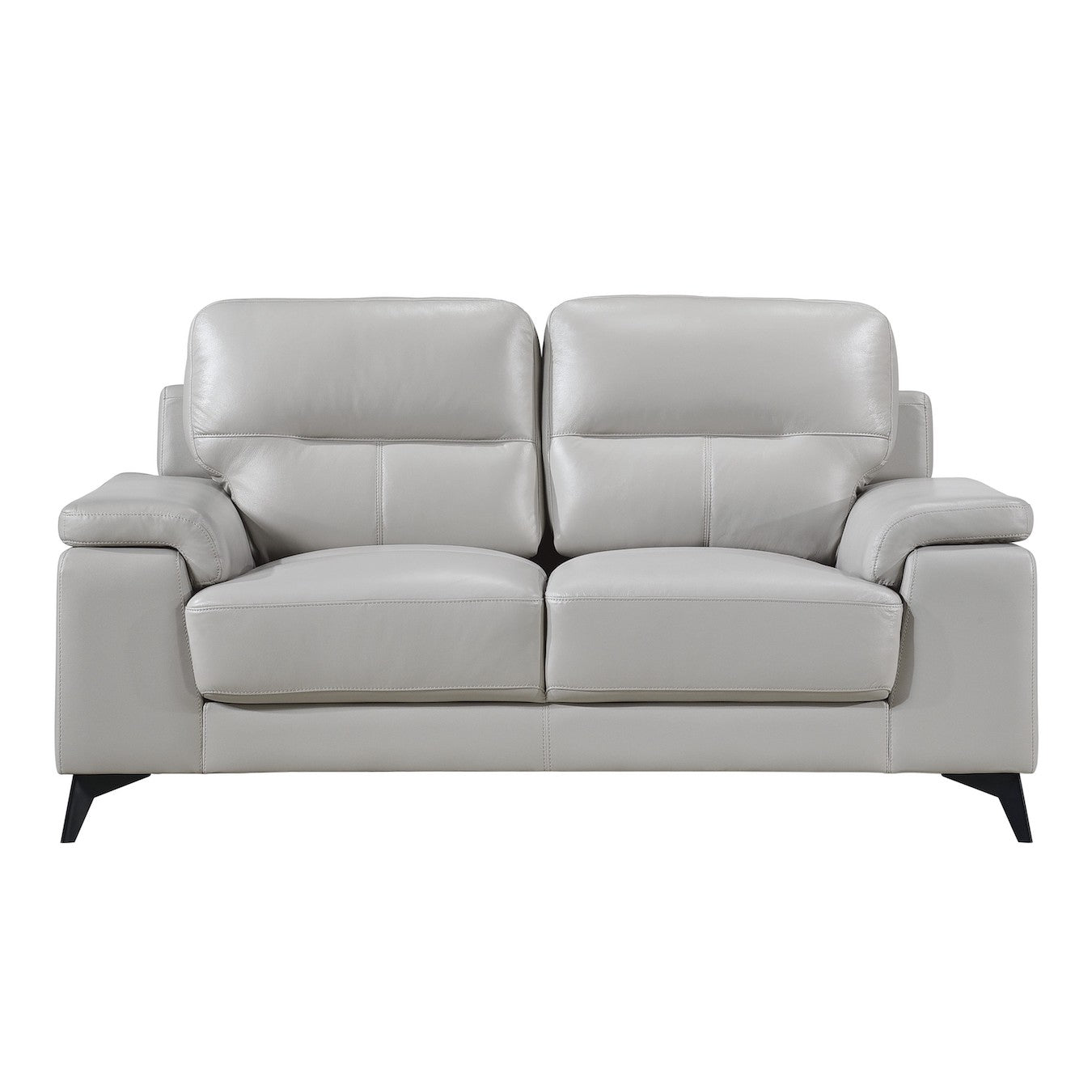 Mischa Leather Loveseat - Adams Furniture