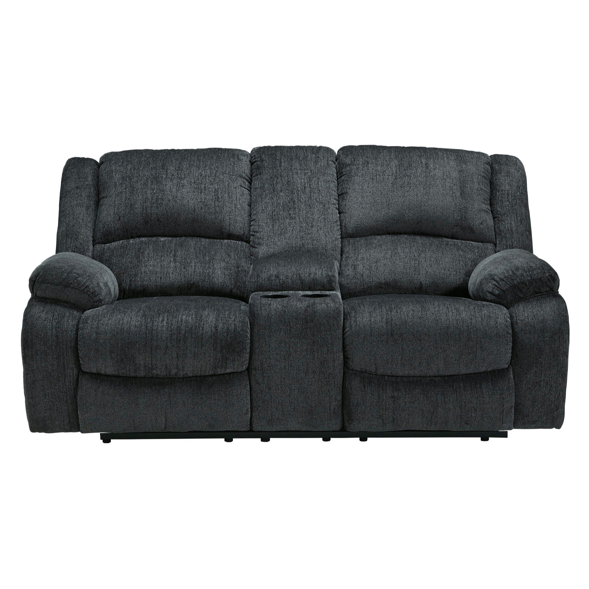 Draycoll Reclining Loveseat - Adams Furniture