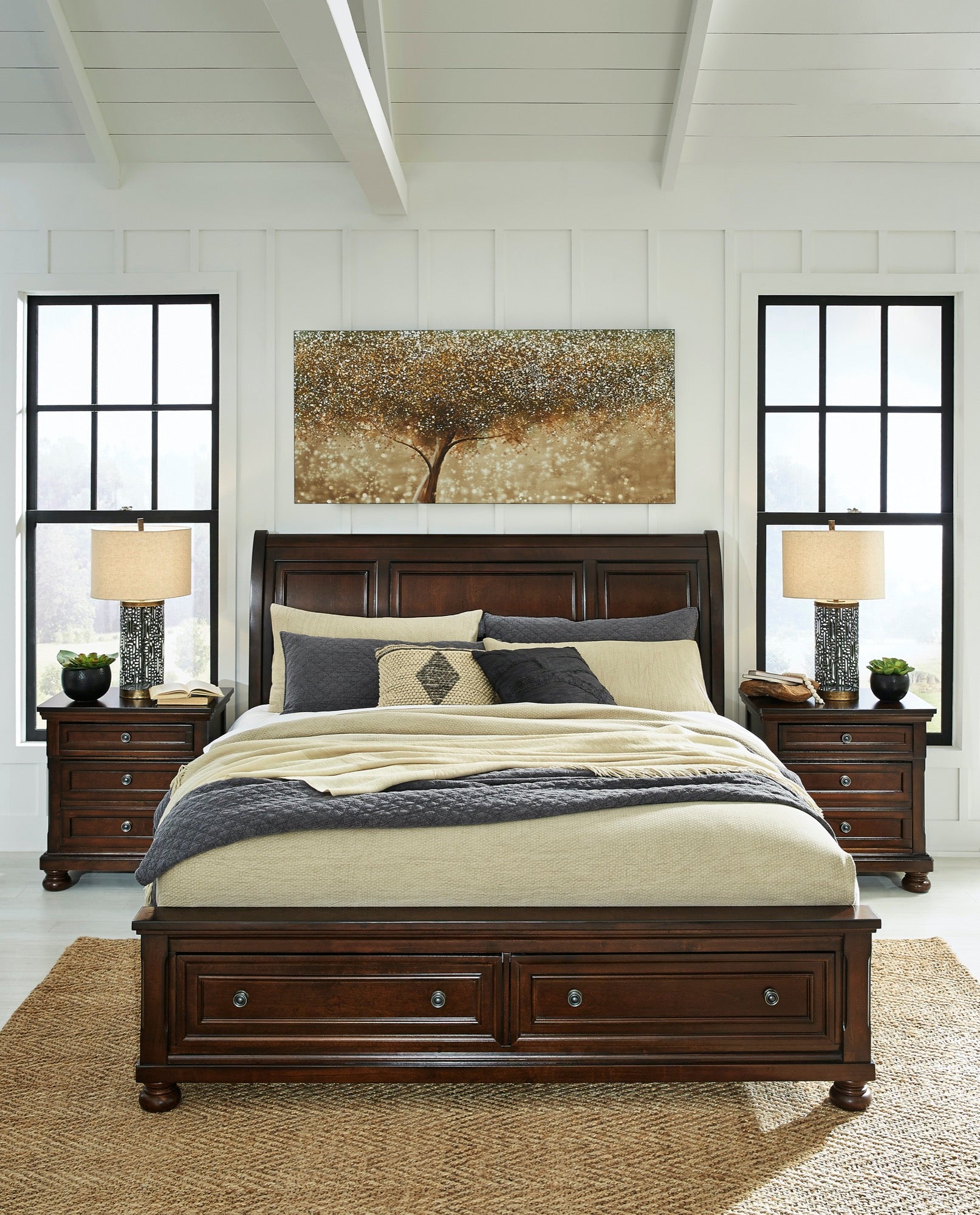Porter Queen Storage Bed - Adams Furniture