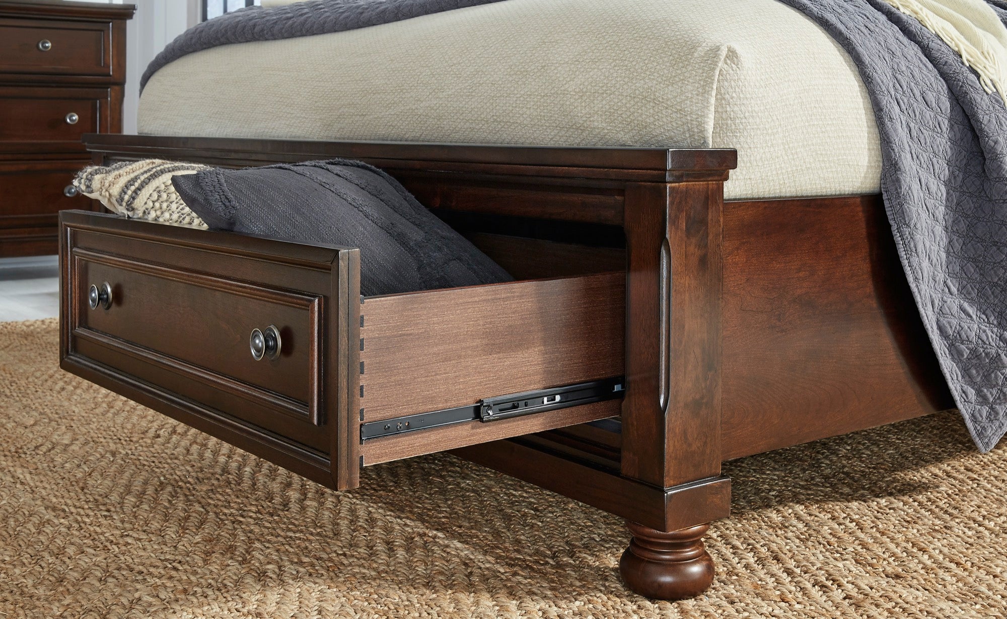 Porter Queen Storage Bed - Adams Furniture