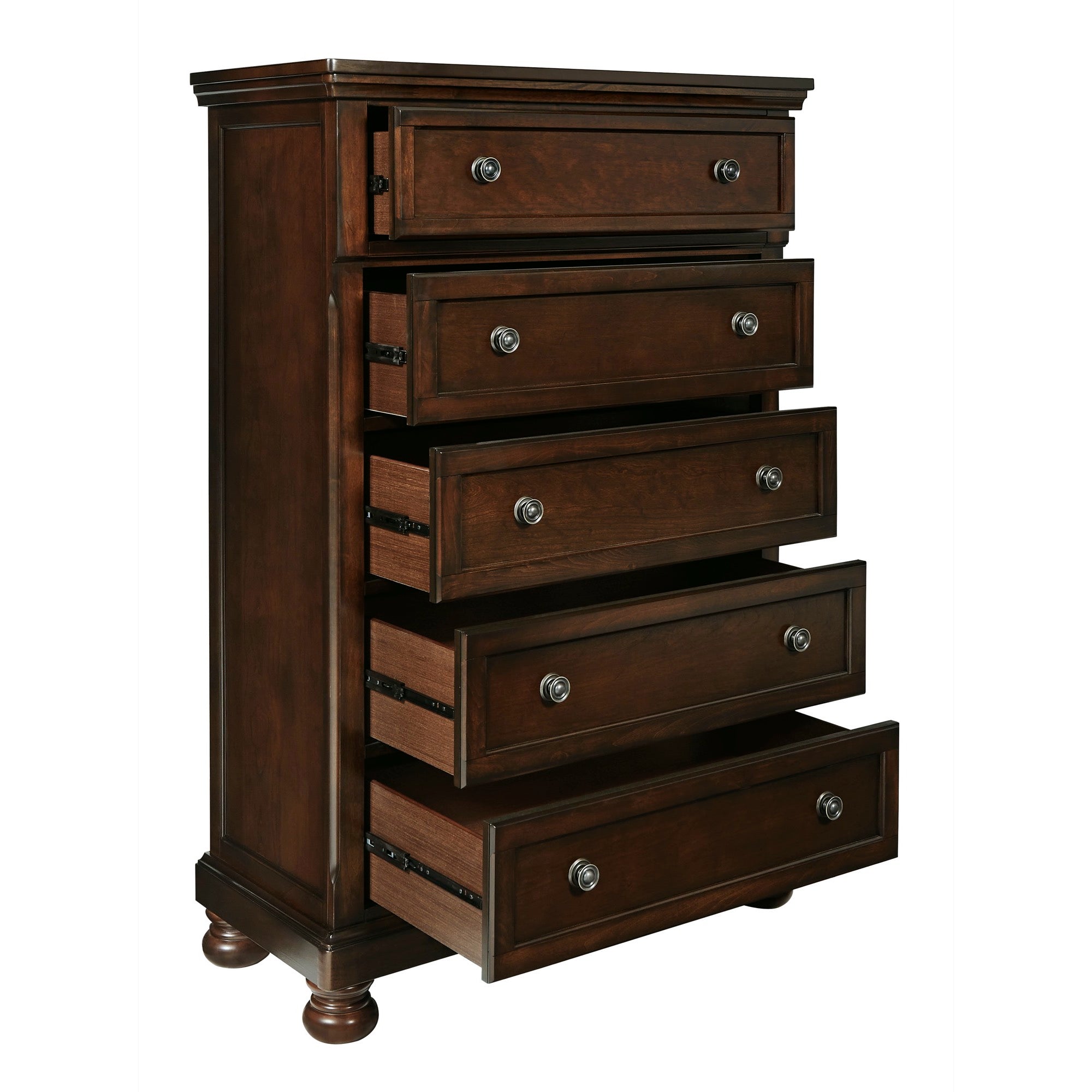 Porter Queen 5 Piece Storage Bedroom Set - Adams Furniture