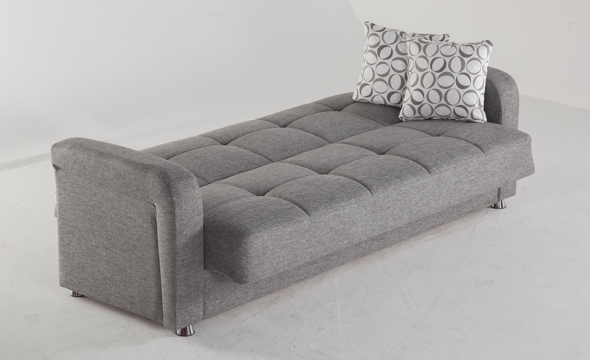 Vision Grey Convertible Living Room Set - Adams Furniture