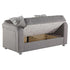 Vision Grey Convertible Loveseat - Adams Furniture