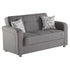 Vision Grey Convertible Loveseat - Adams Furniture