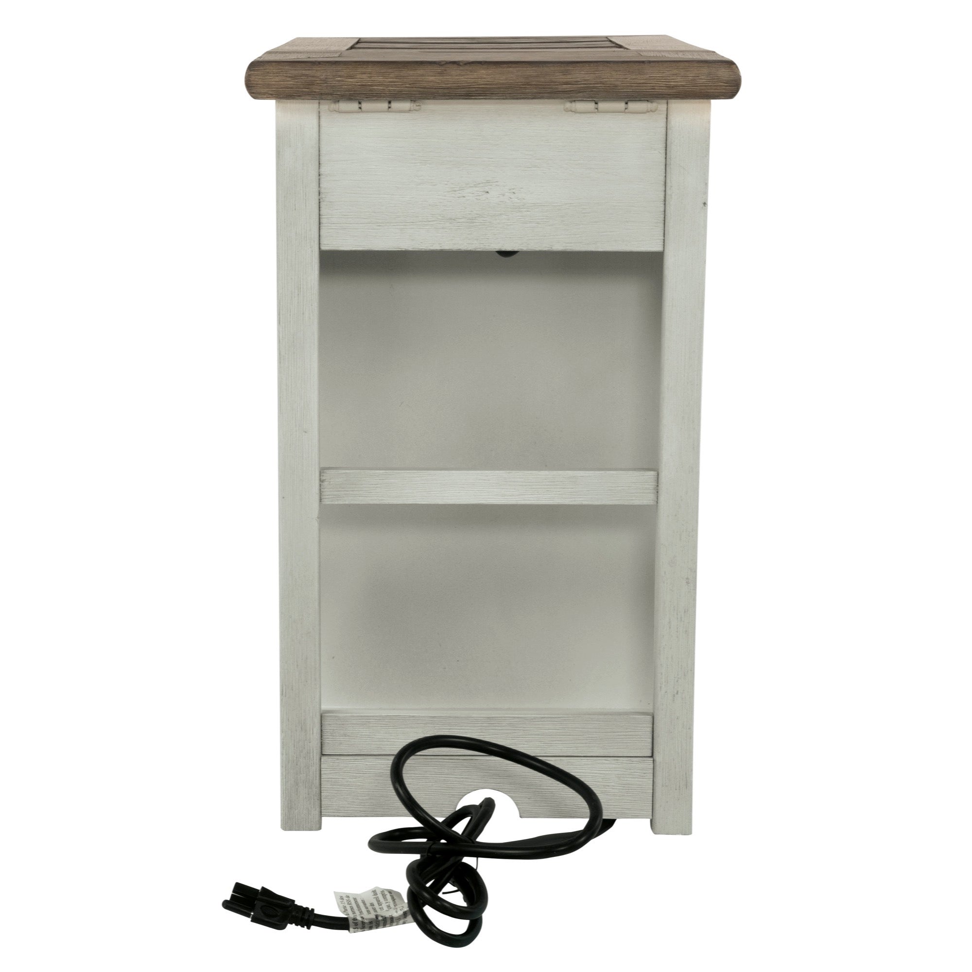 Bolanburg Chairside End Table with USB Ports & Outlets - Adams Furniture