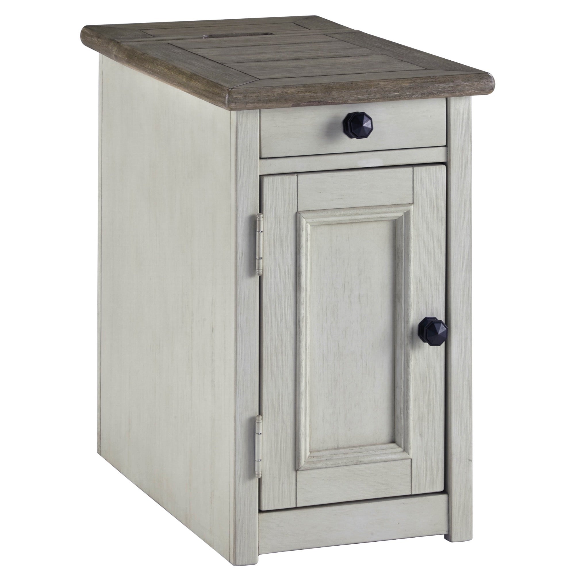 Bolanburg Chairside End Table with USB Ports & Outlets - Adams Furniture