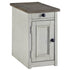 Bolanburg Chairside End Table with USB Ports & Outlets - Adams Furniture