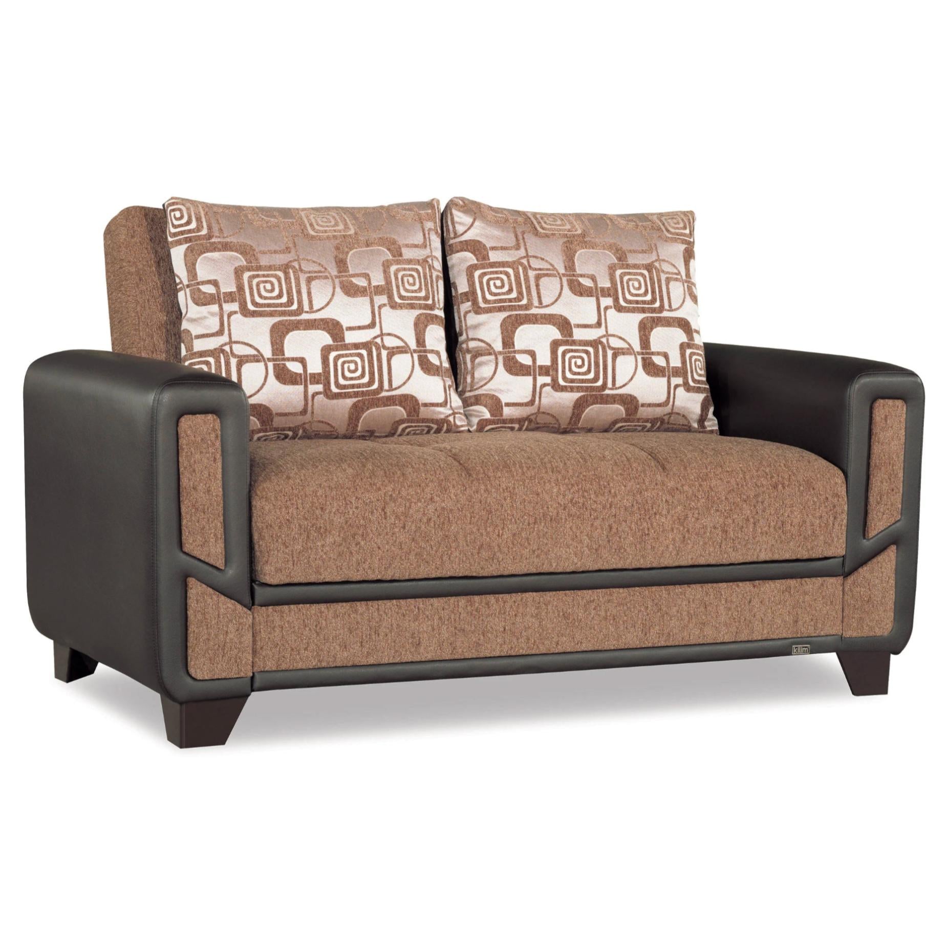 Mondo Brown Convertible Living Room Set - Adams Furniture