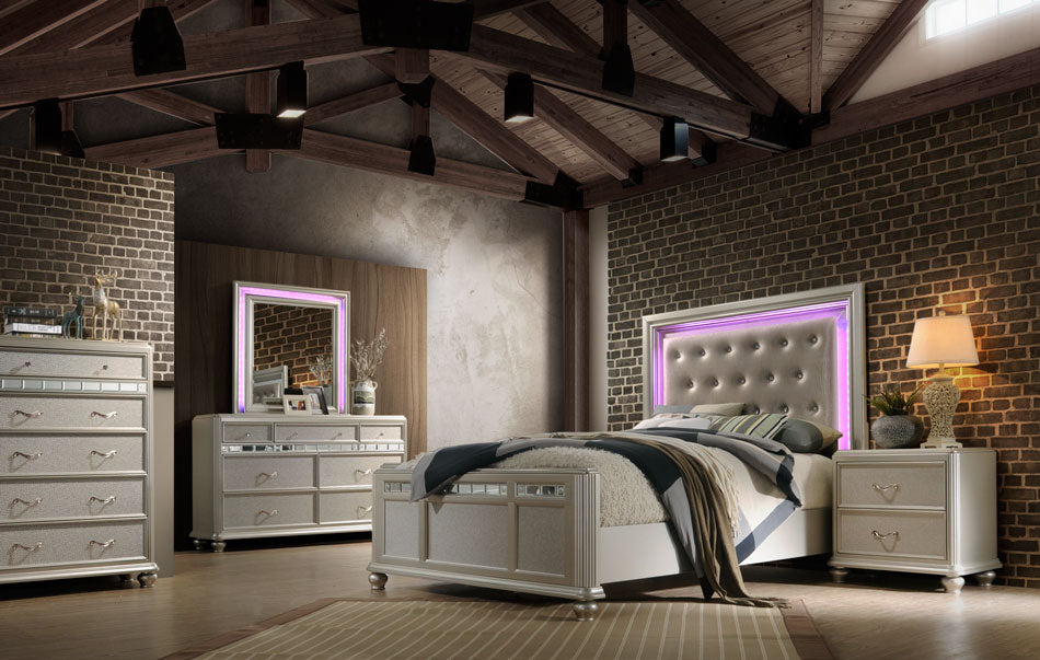 Kaleidoscope King 3 Piece Bedroom Set - Adams Furniture