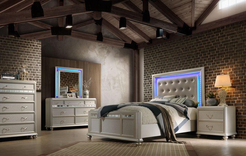 Kaleidoscope King 3 Piece Bedroom Set - Adams Furniture