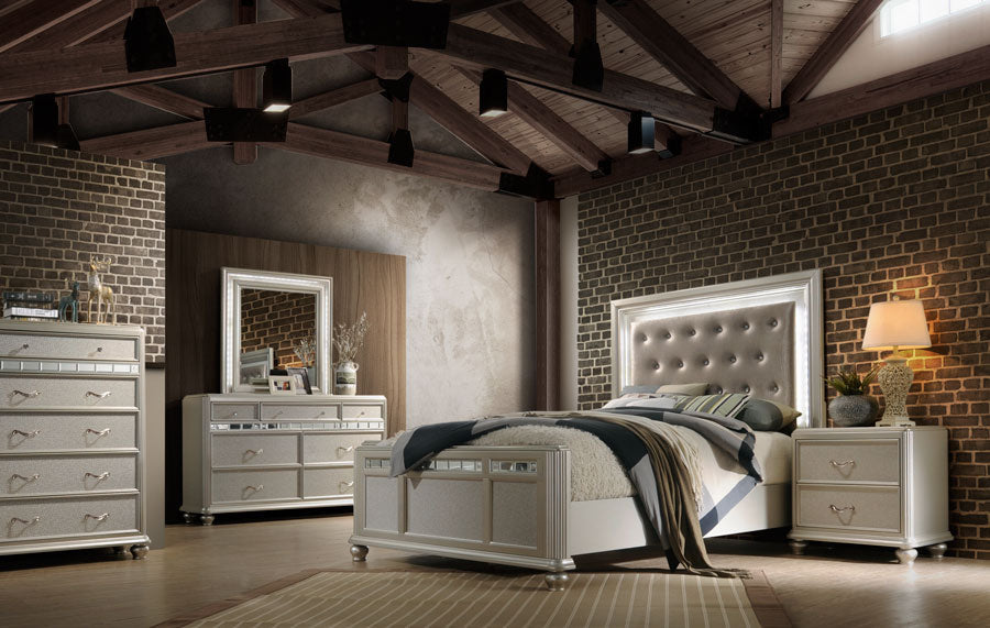 Kaleidoscope King 3 Piece Bedroom Set - Adams Furniture