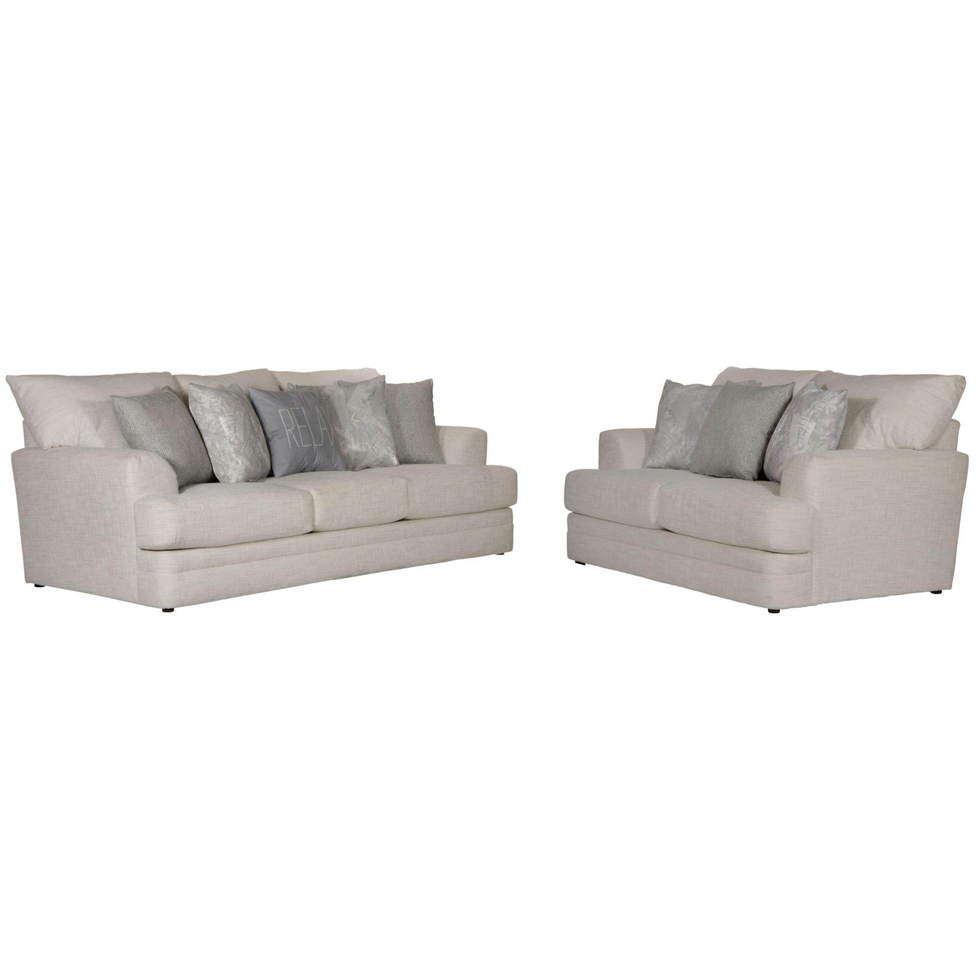 Zeller Cream Living Room Set - Adams Furniture