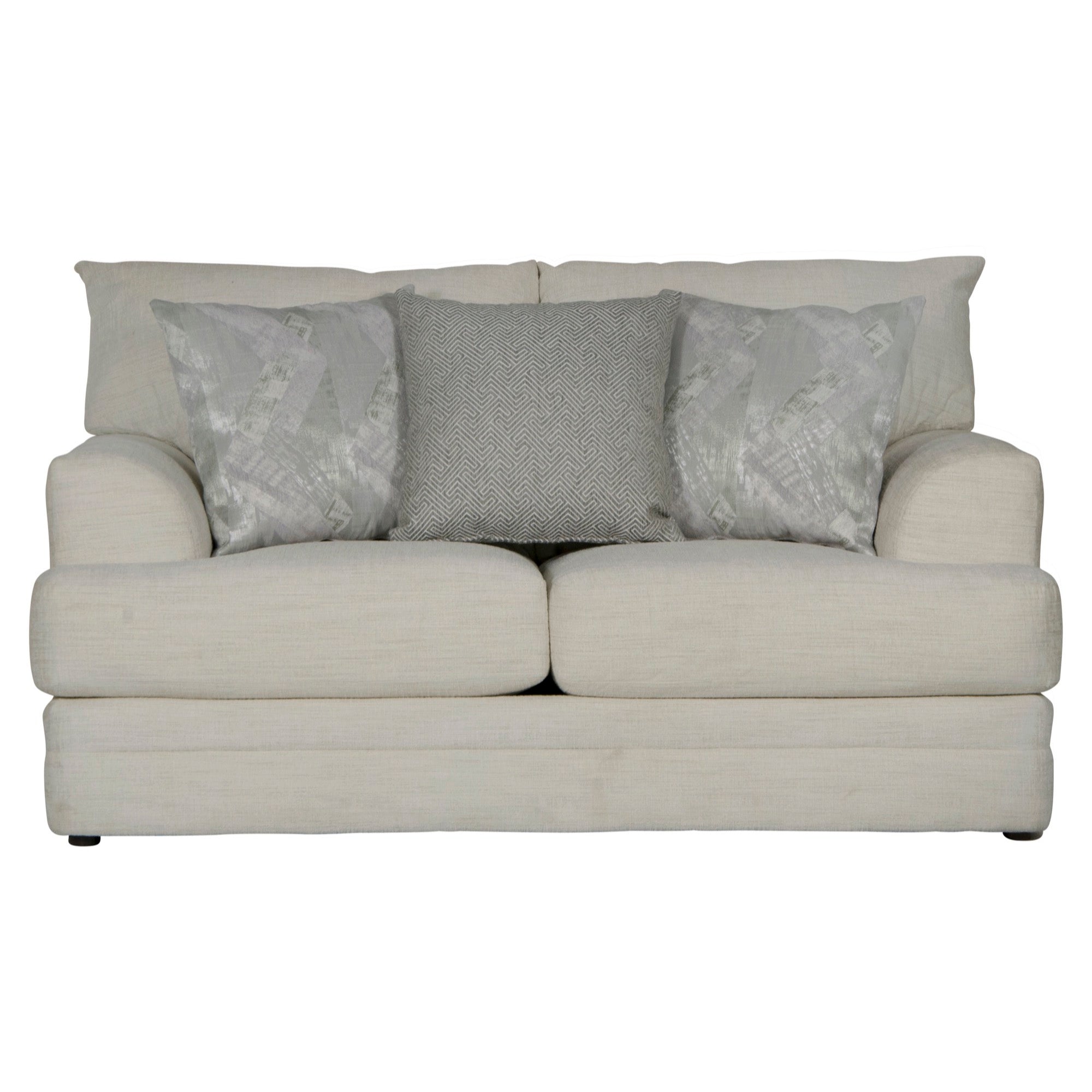 Zeller Cream Loveseat - Adams Furniture