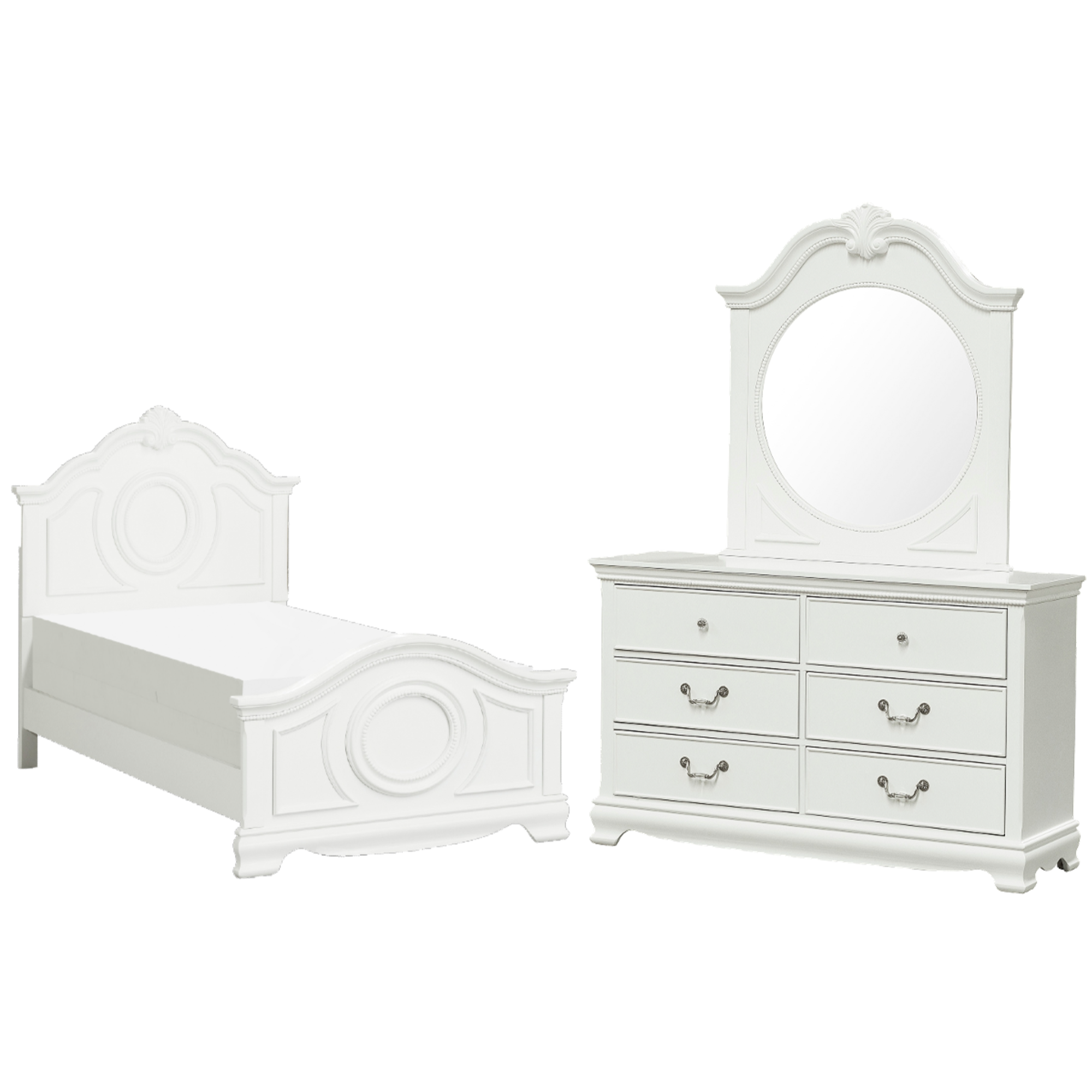 Lucida Twin 3 Piece Bedroom Set - Adams Furniture