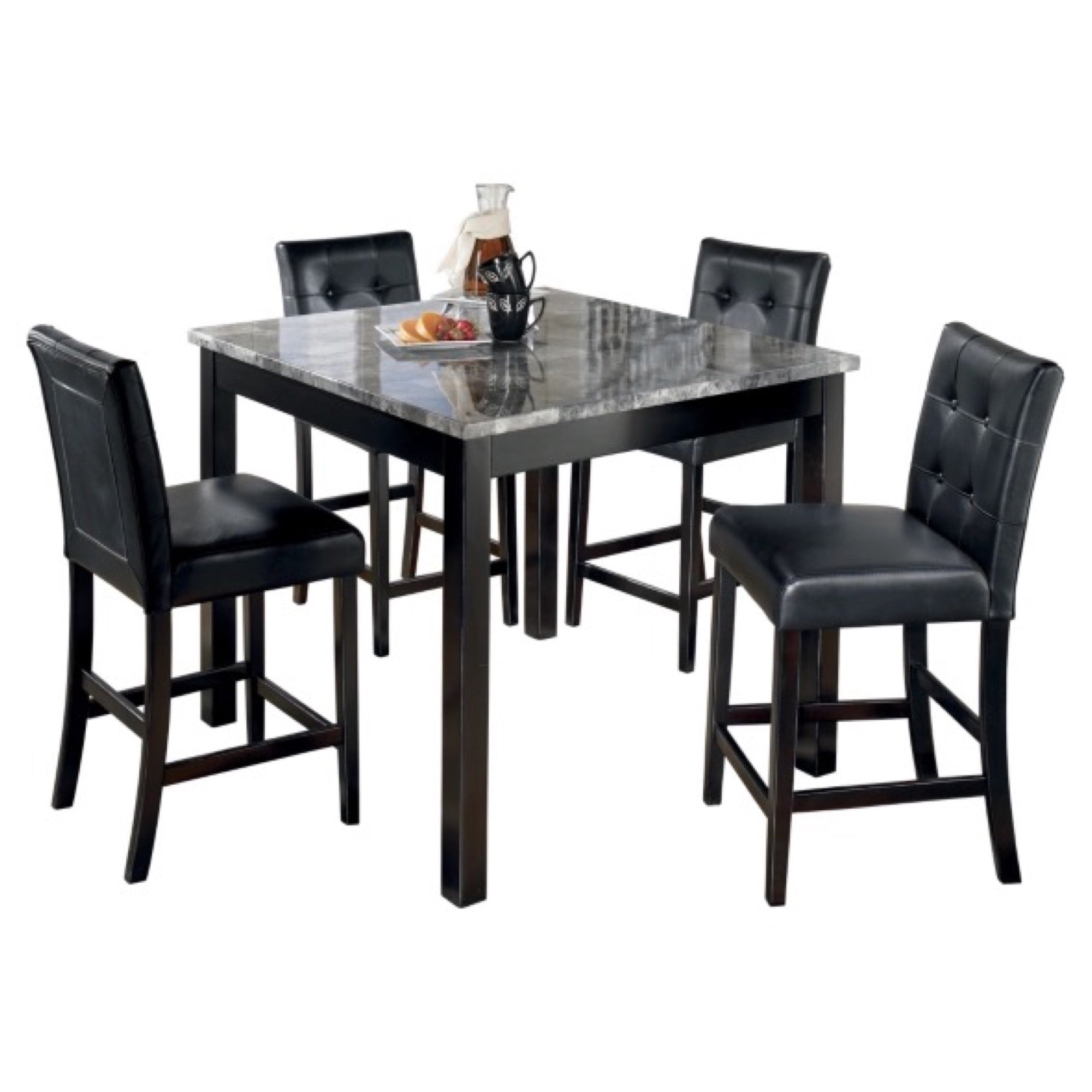 Maysville Counter Height Dining Table and Bar Stools - Adams Furniture