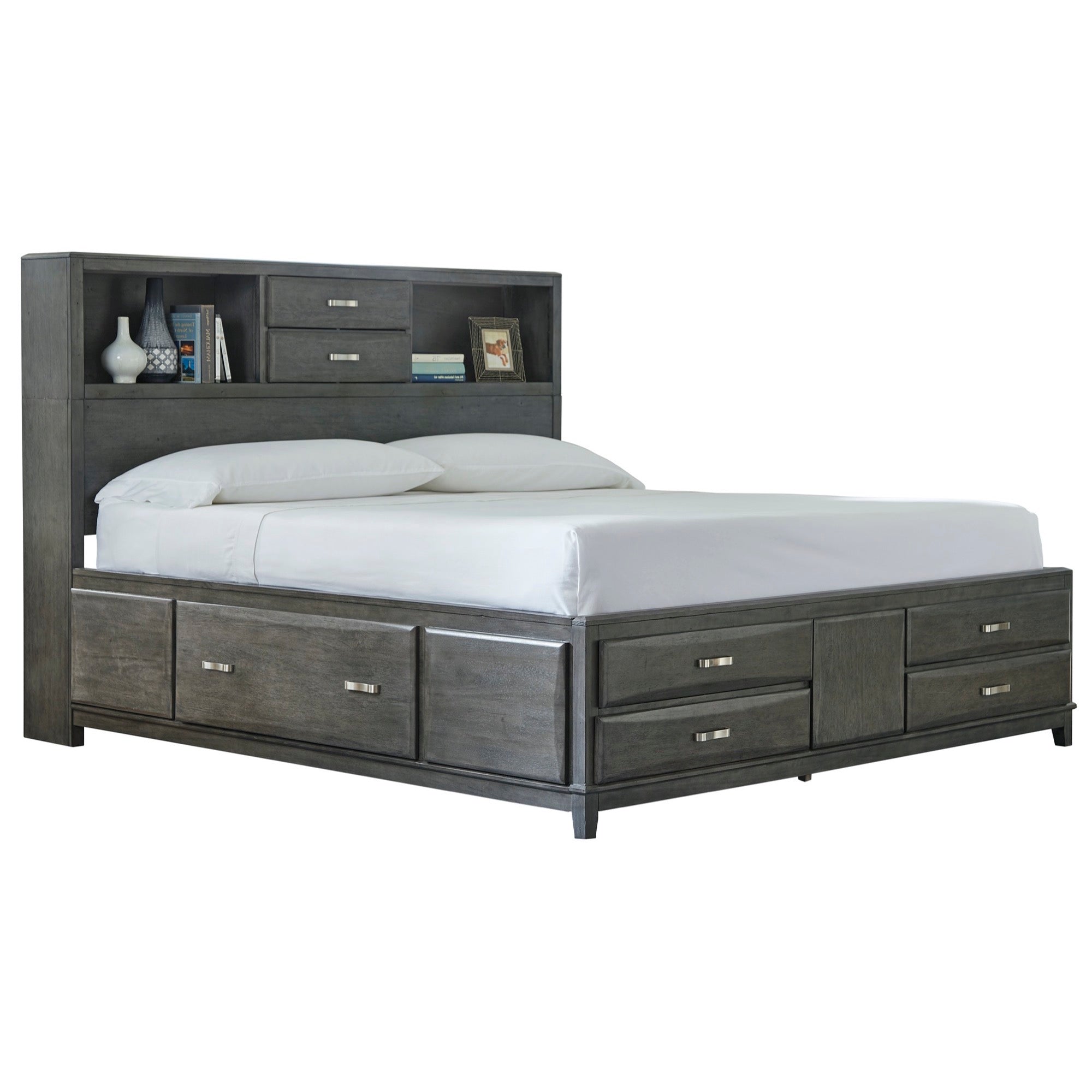 Caitbrook King 3 Piece Storage Bedroom Set - Adams Furniture