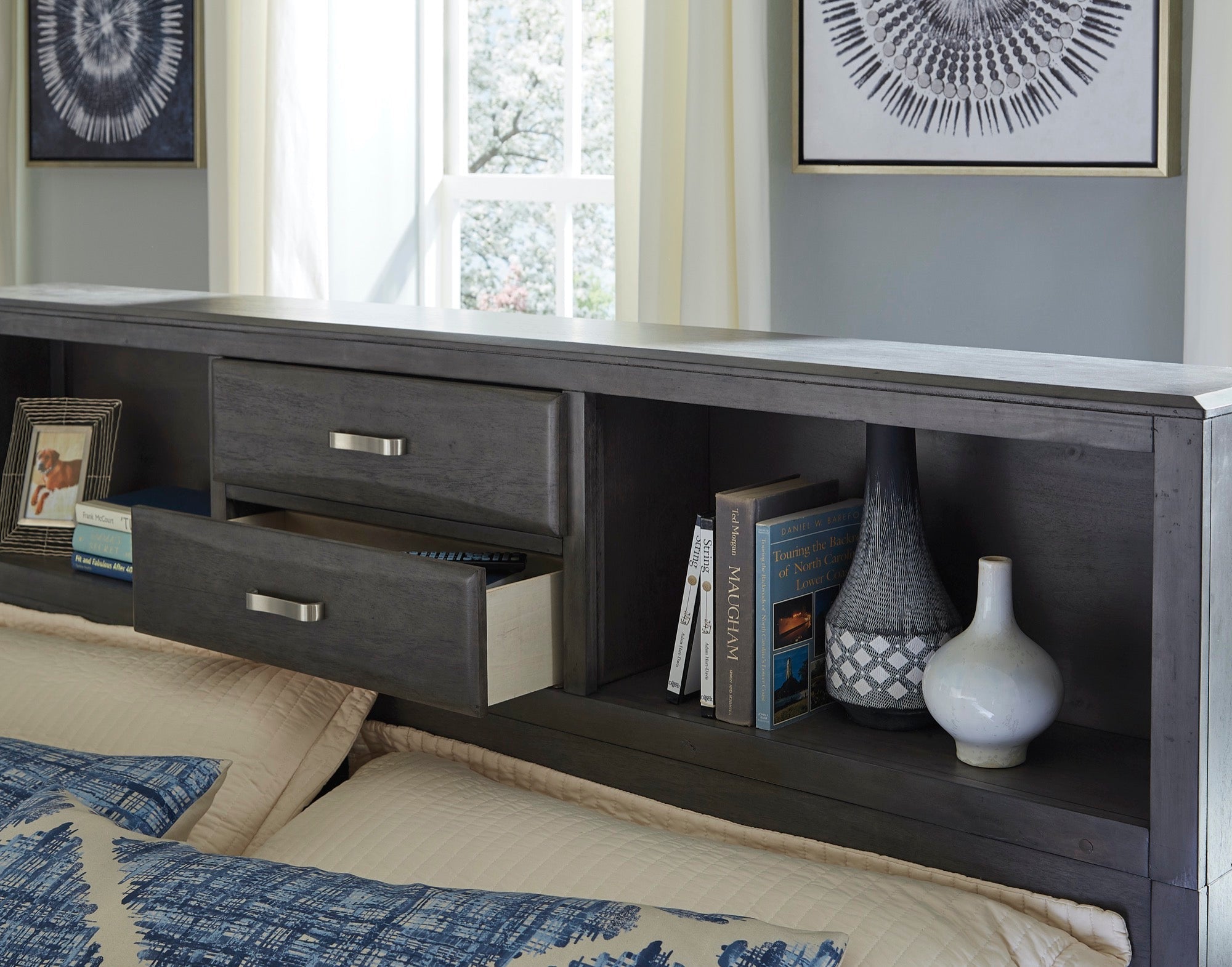 Caitbrook King 3 Piece Storage Bedroom Set - Adams Furniture