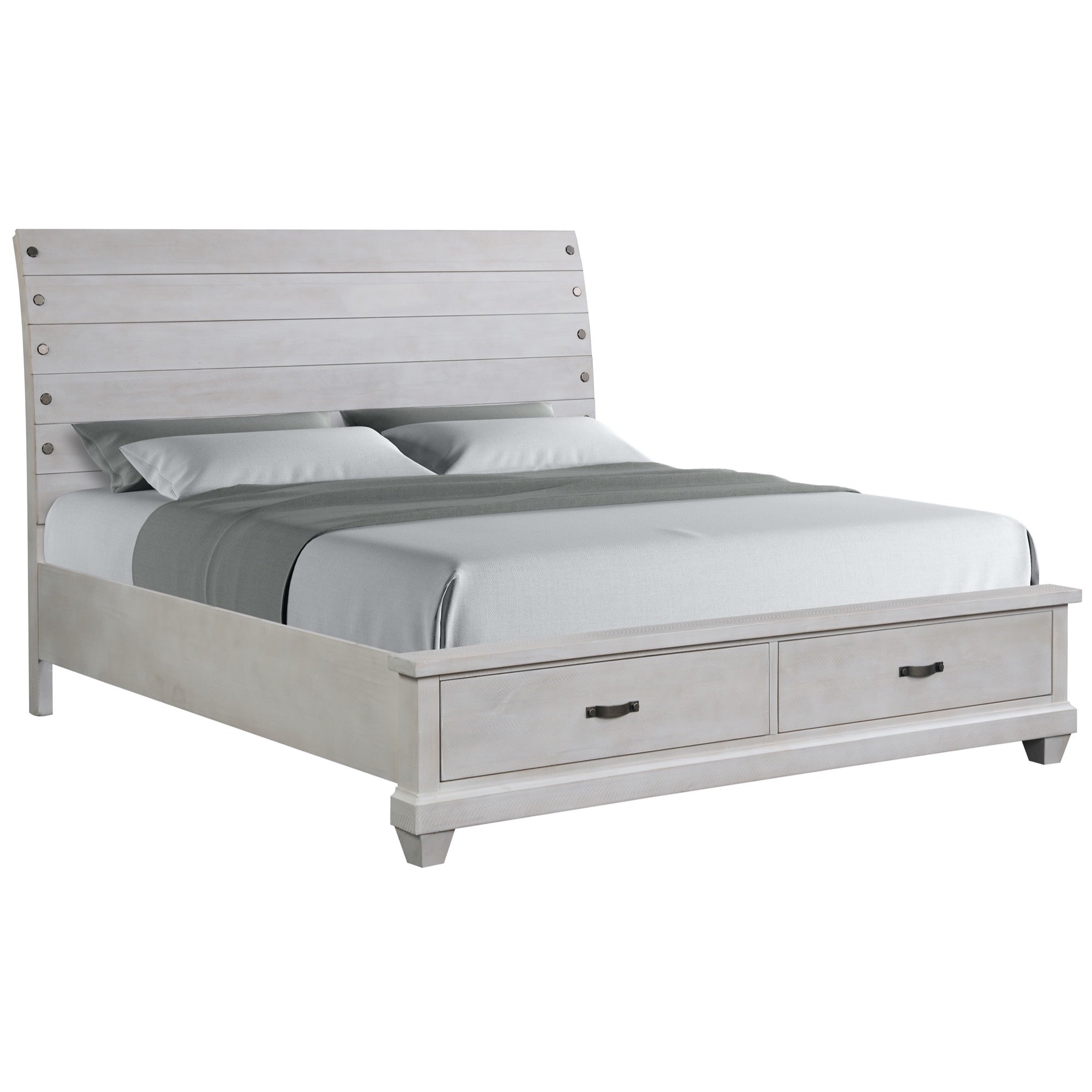 Olivia Queen Storage Bed - Adams Furniture