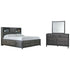 Caitbrook King 3 Piece Storage Bedroom Set - Adams Furniture