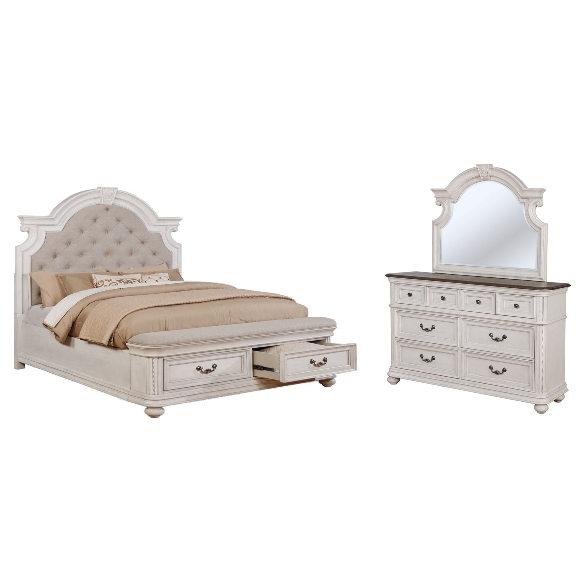 West Chester King 3 Piece Bedroom Set - Adams Furniture