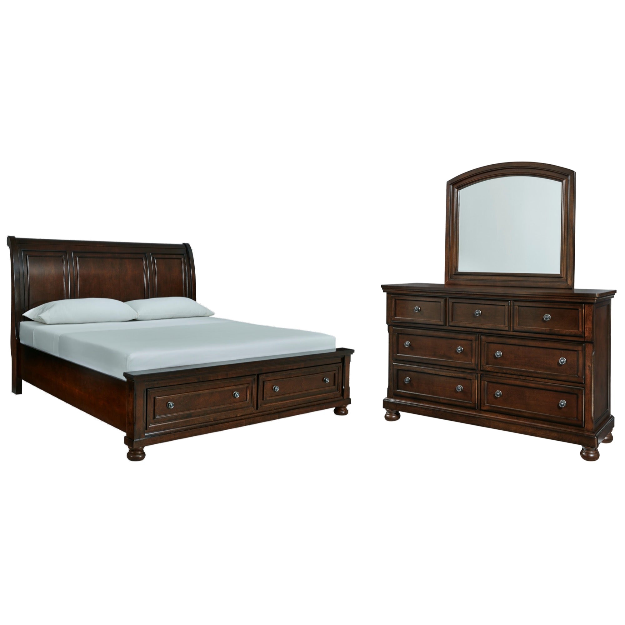 Porter Queen 3 Piece Storage Bedroom Set - Adams Furniture
