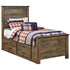 Trinell Twin Panel 5 Piece Storage Bedroom Set - Adams Furniture