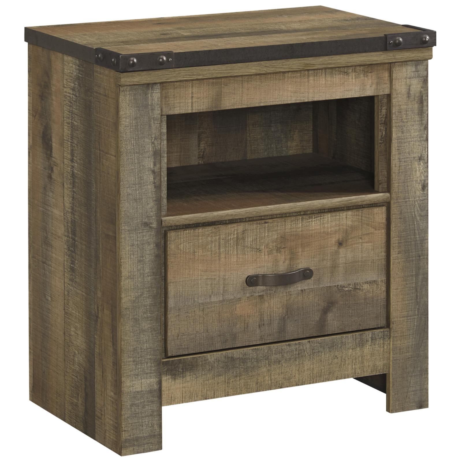 Trinell Twin Panel 5 Piece Storage Bedroom Set - Adams Furniture