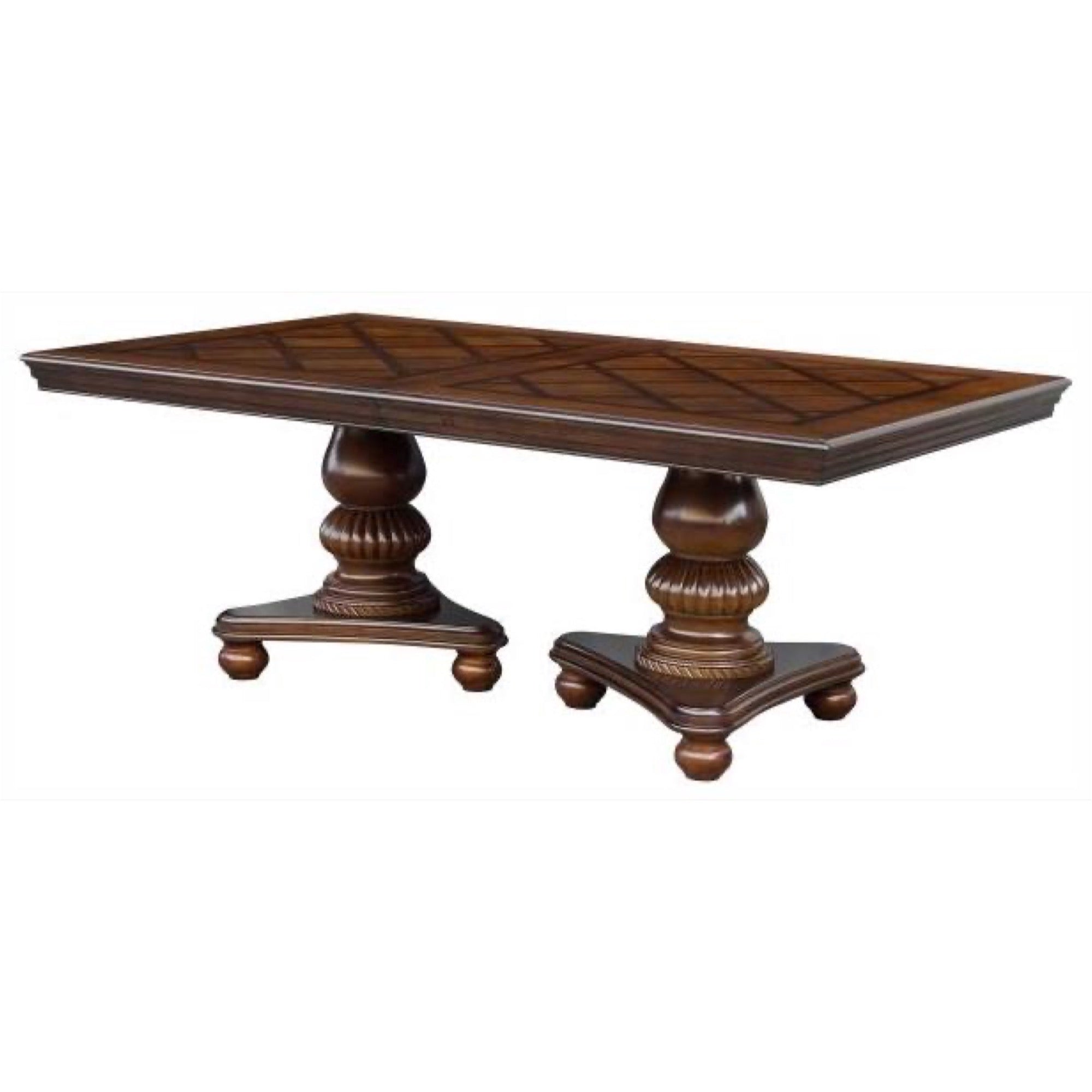 Lordsburg Double Pedestal Dining Table - Adams Furniture