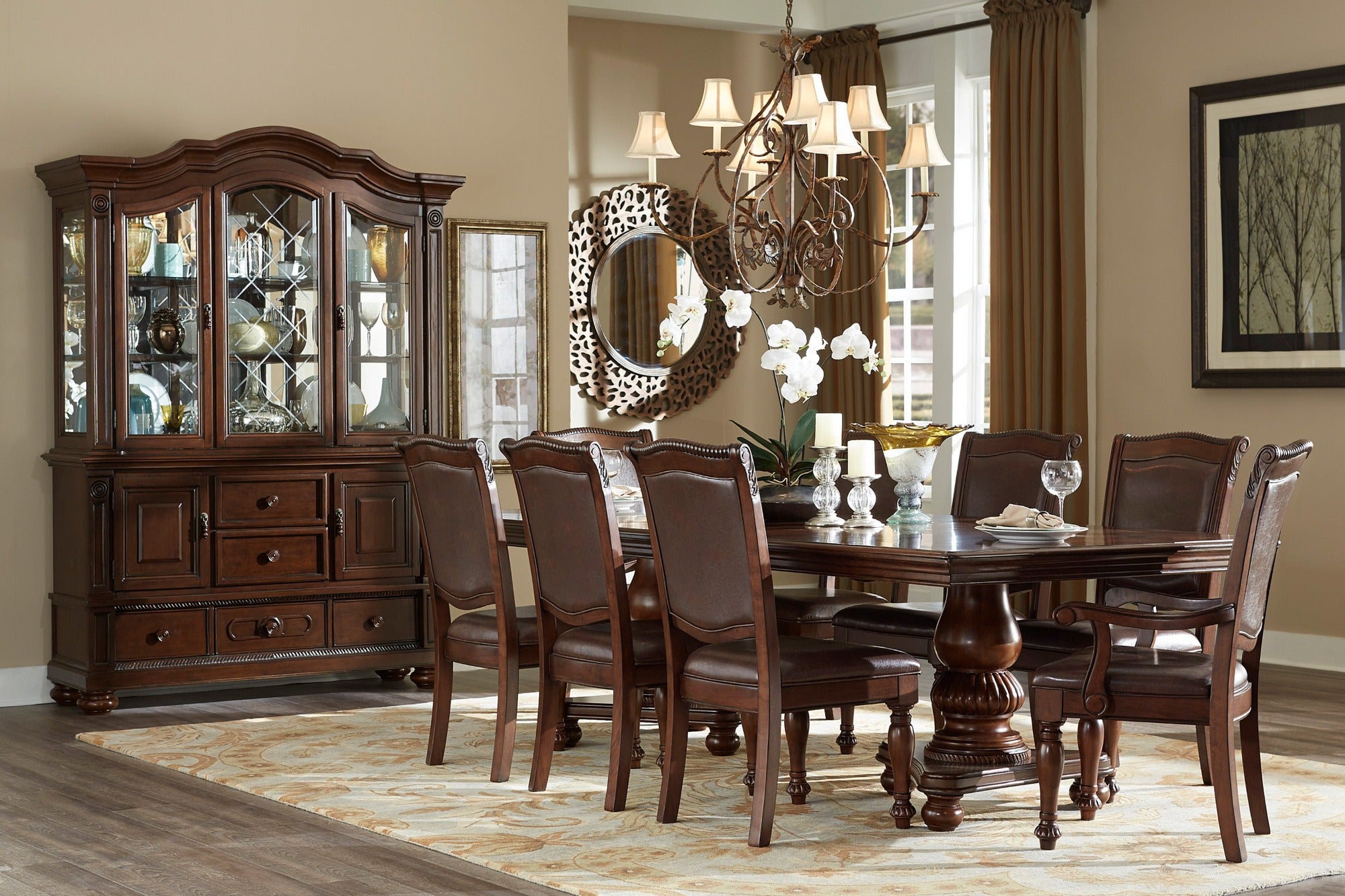 Lordsburg 7 Piece Dining Set - Adams Furniture