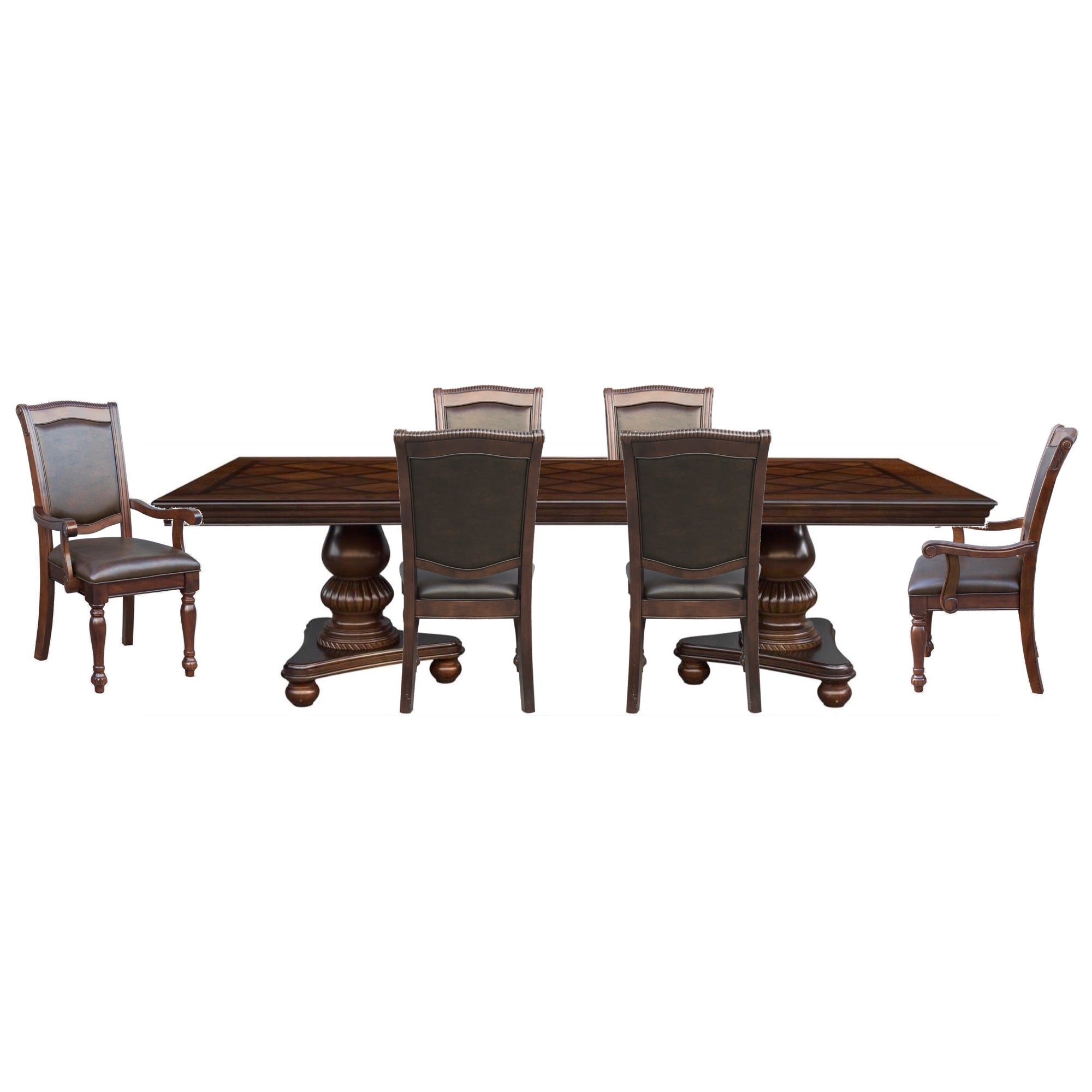 Lordsburg 7 Piece Dining Set - Adams Furniture
