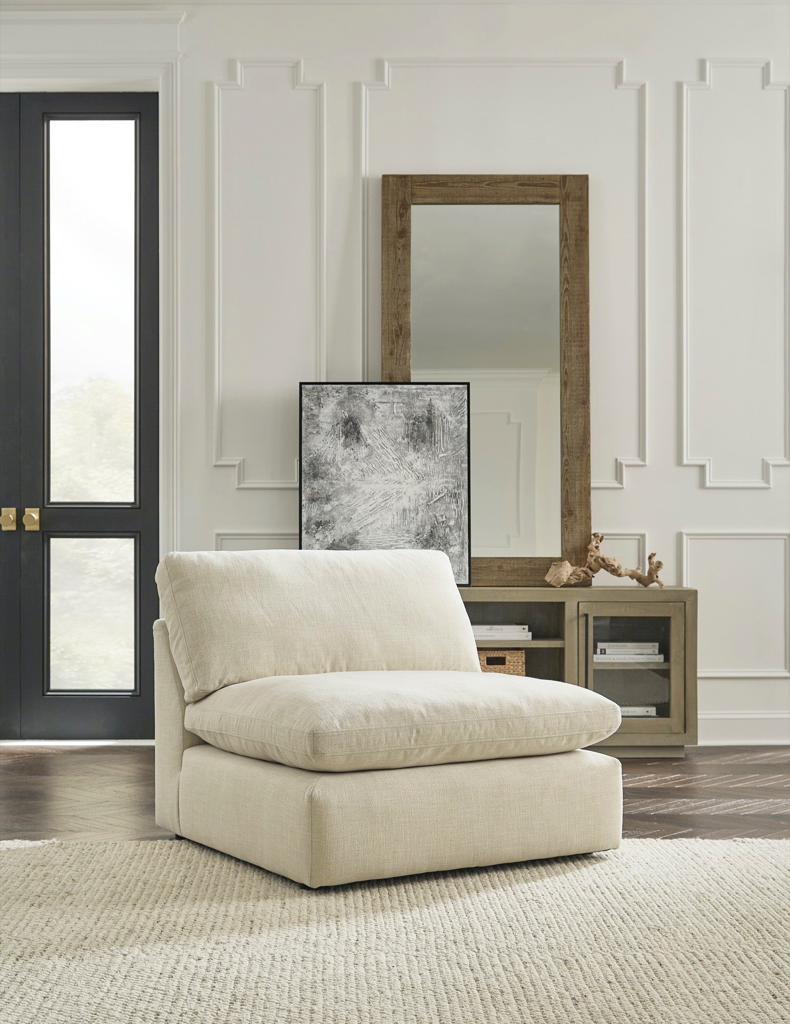 Elyza Armless Chair - Adams Furniture