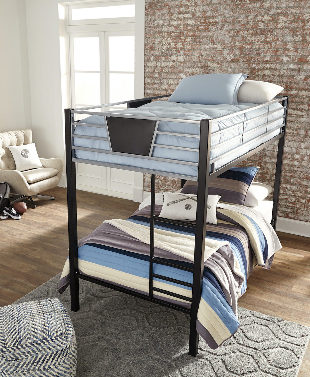 Dinsmore Twin over Twin Bunk Bed - Adams Furniture