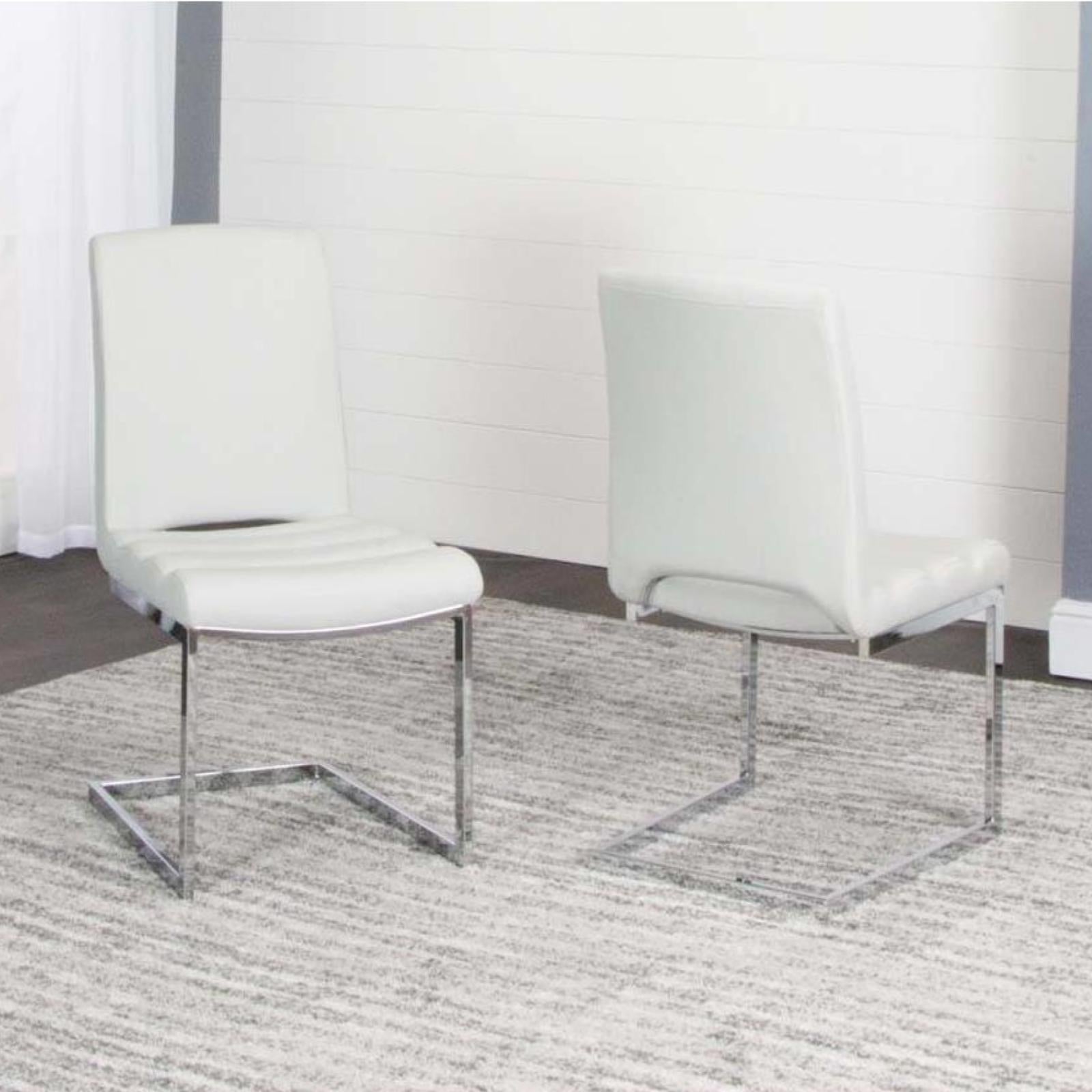 Dyane Light Grey 7 Piece Dining Set - Adams Furniture