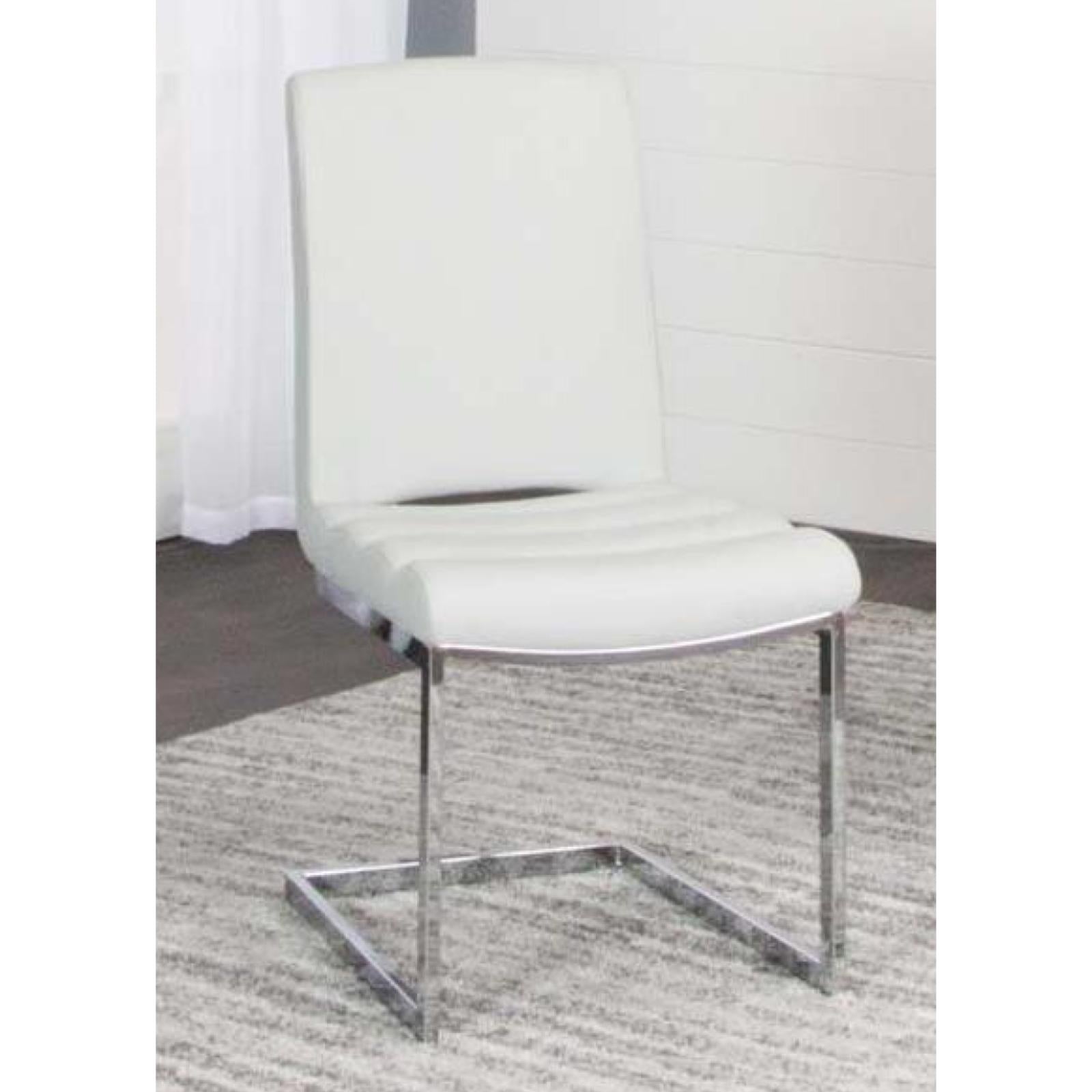 Dyane Light Grey 5 Piece Dining Set - Adams Furniture