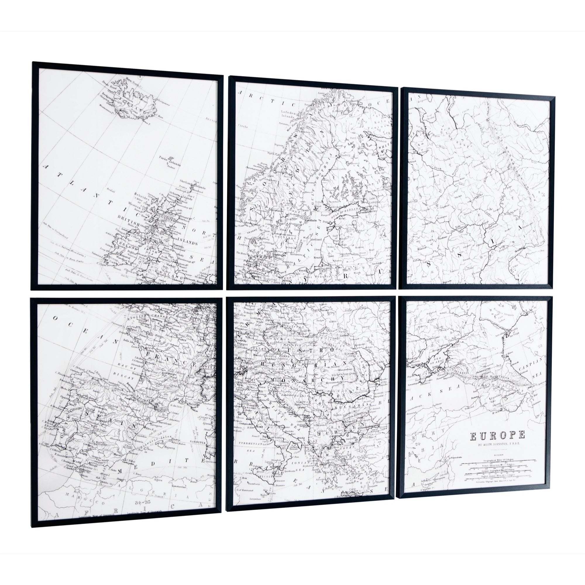 Avanworth Wall Art (Set of 6) - Adams Furniture