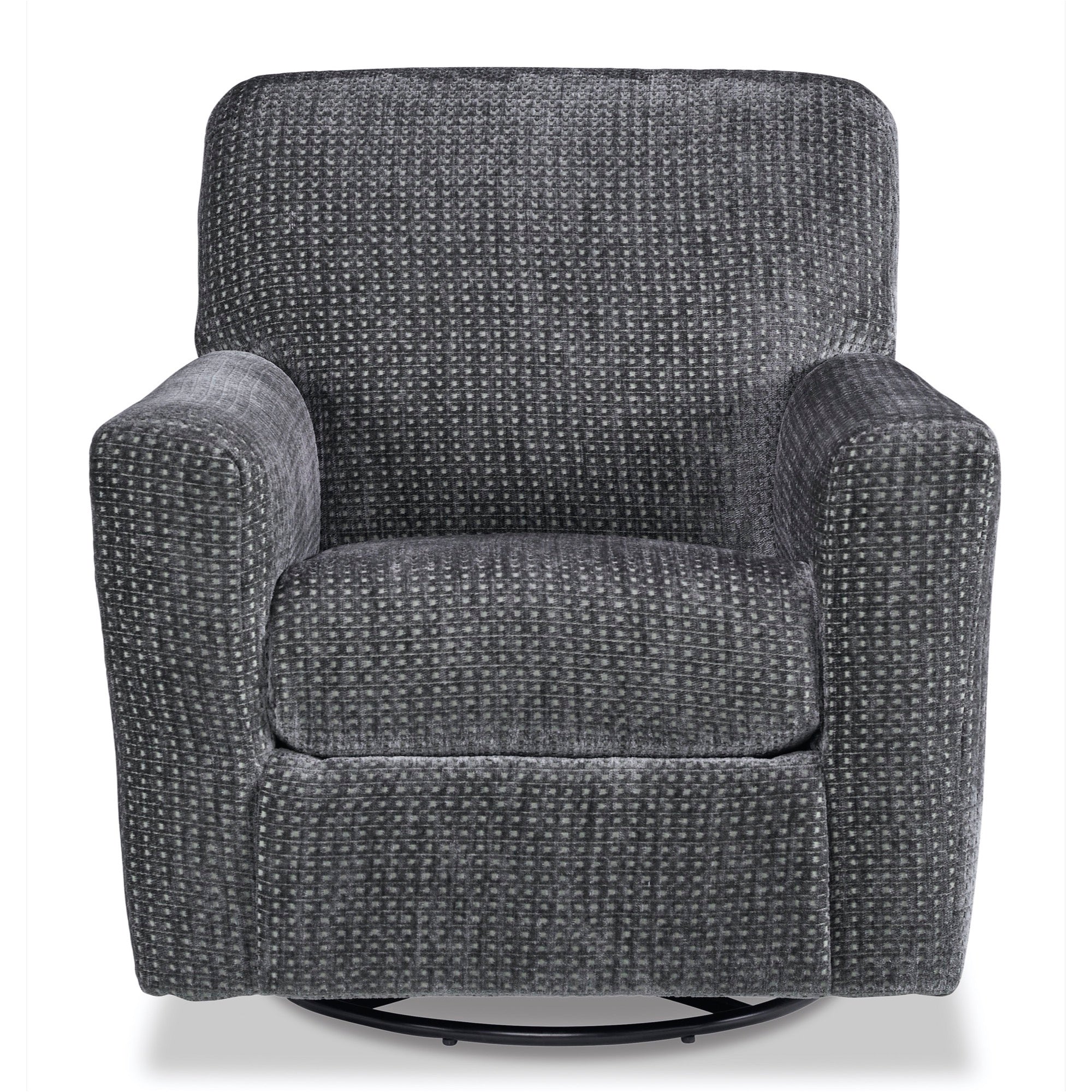Herstow Swivel Glider Accent Chair - Adams Furniture