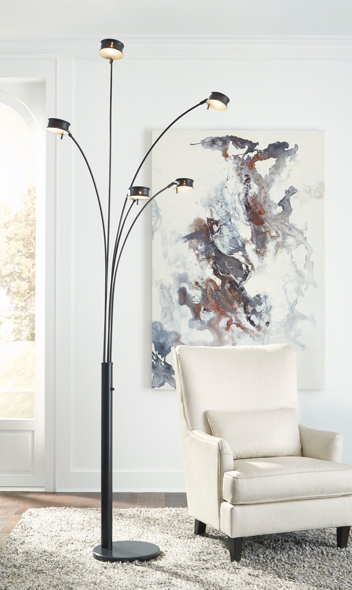 Marike Arc Lamp - Adams Furniture