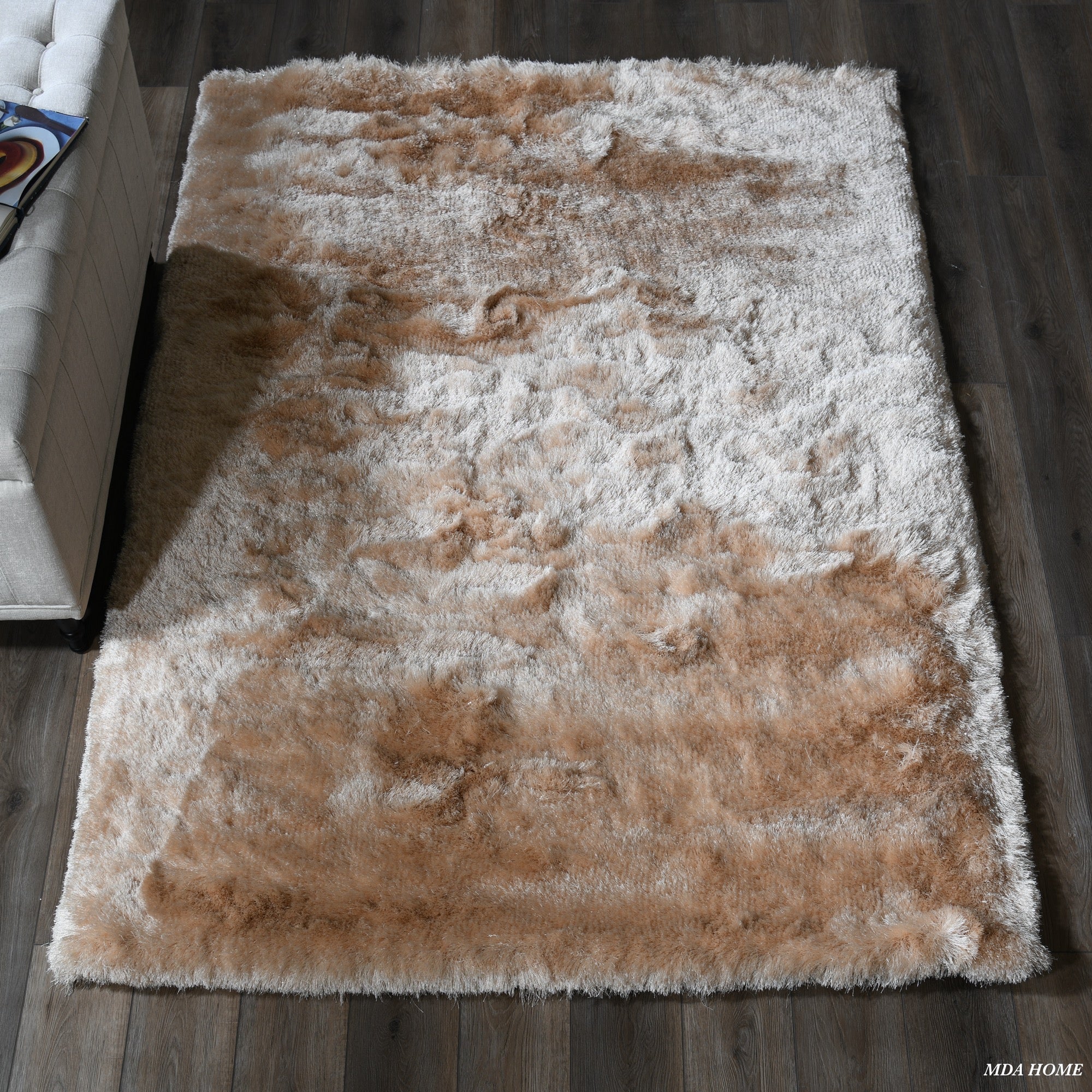 Urban 5x7 Champagne Area Rug - Adams Furniture