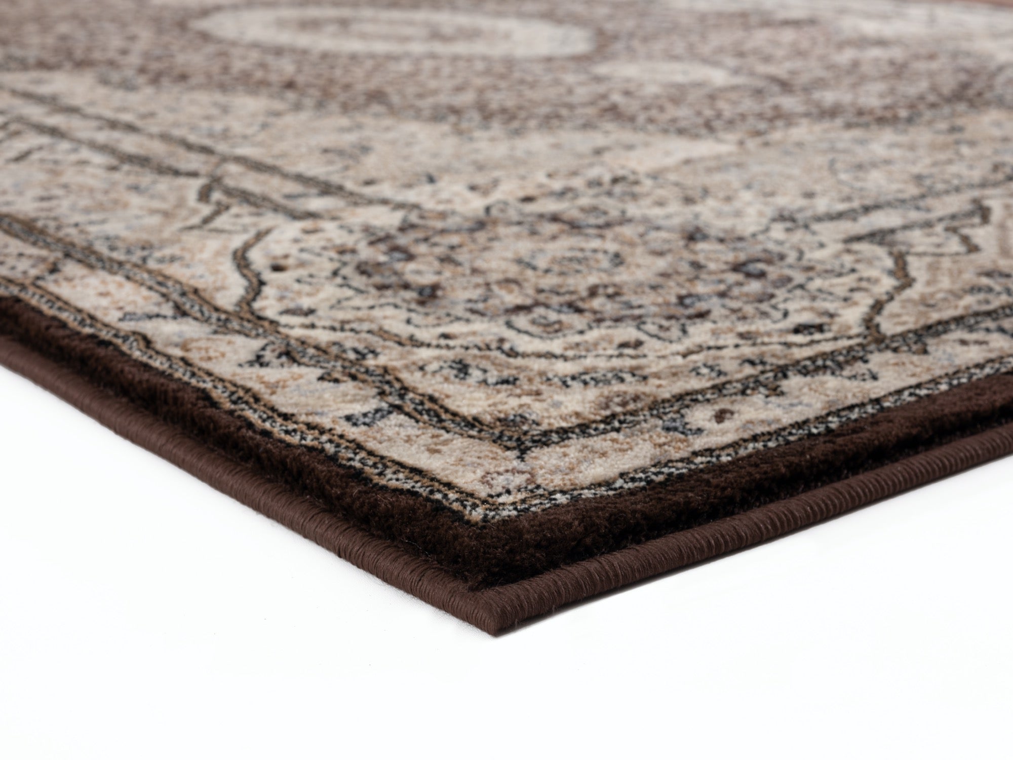 Tabriz 8x11 Brown Area Rug - Adams Furniture