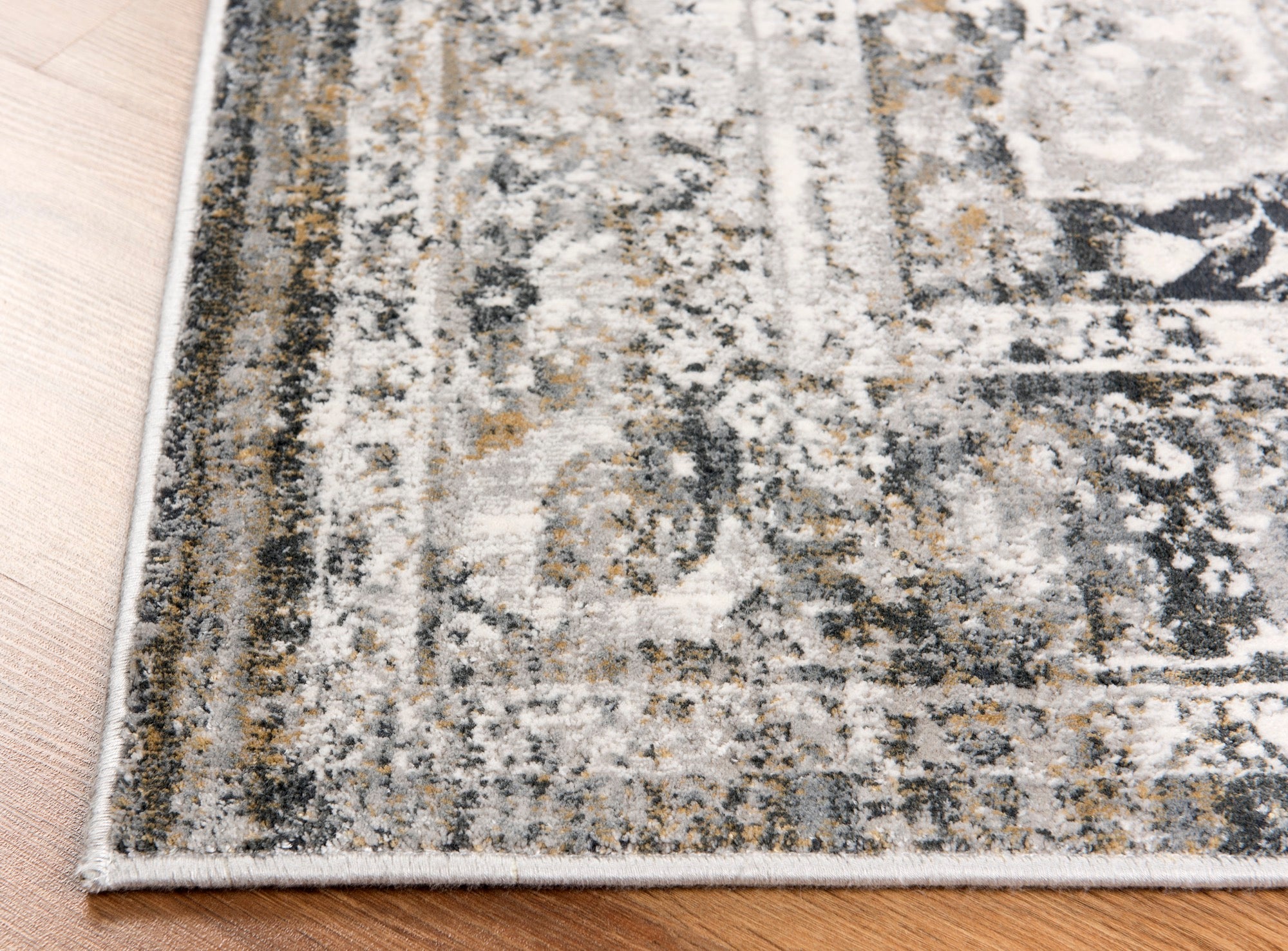 Christian 5x7 Grey Area Rug - Adams Furniture