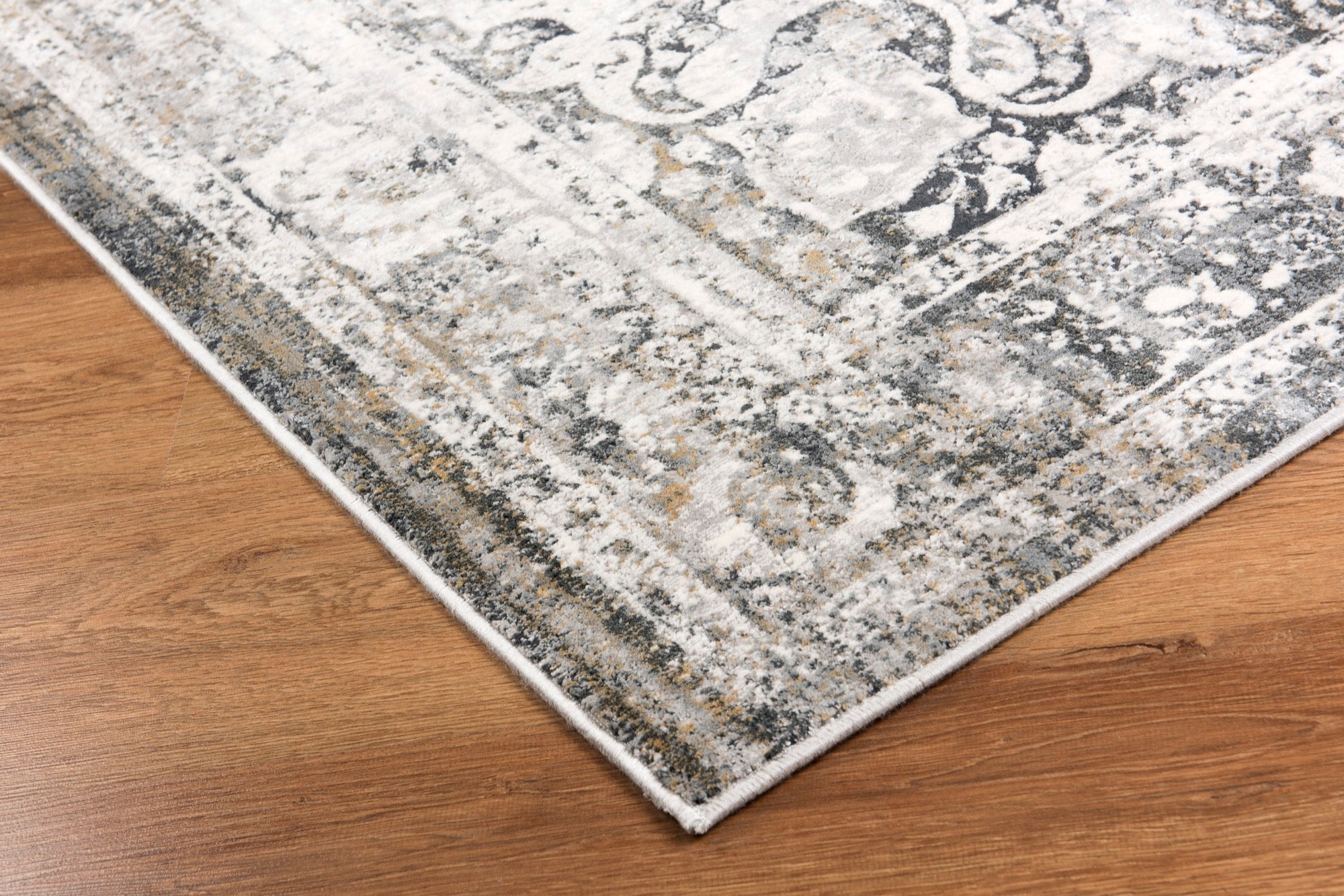 Christian 5x7 Grey Area Rug - Adams Furniture