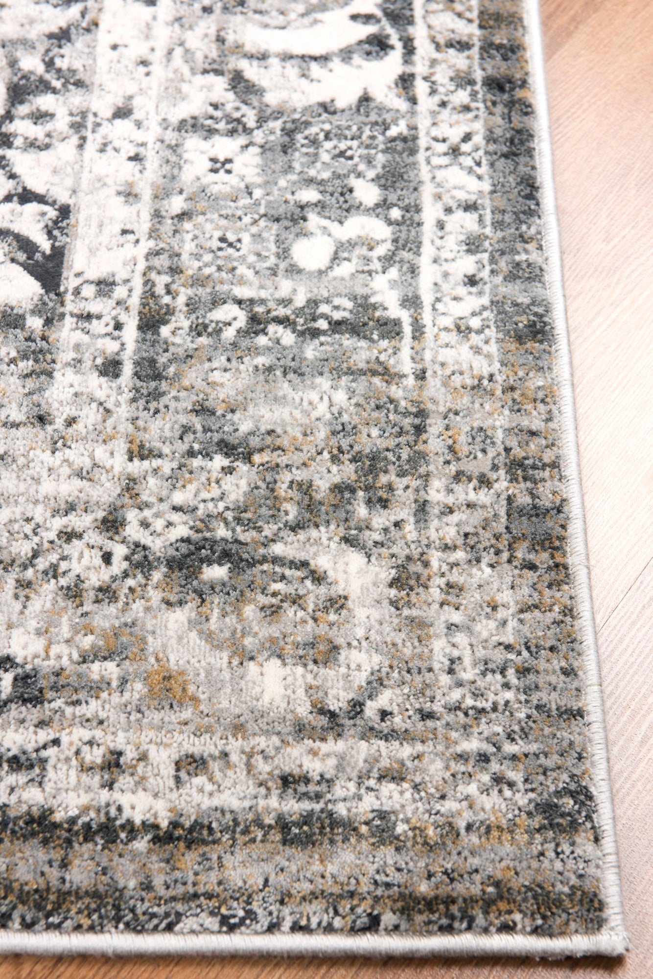 Christian 5x7 Grey Area Rug - Adams Furniture