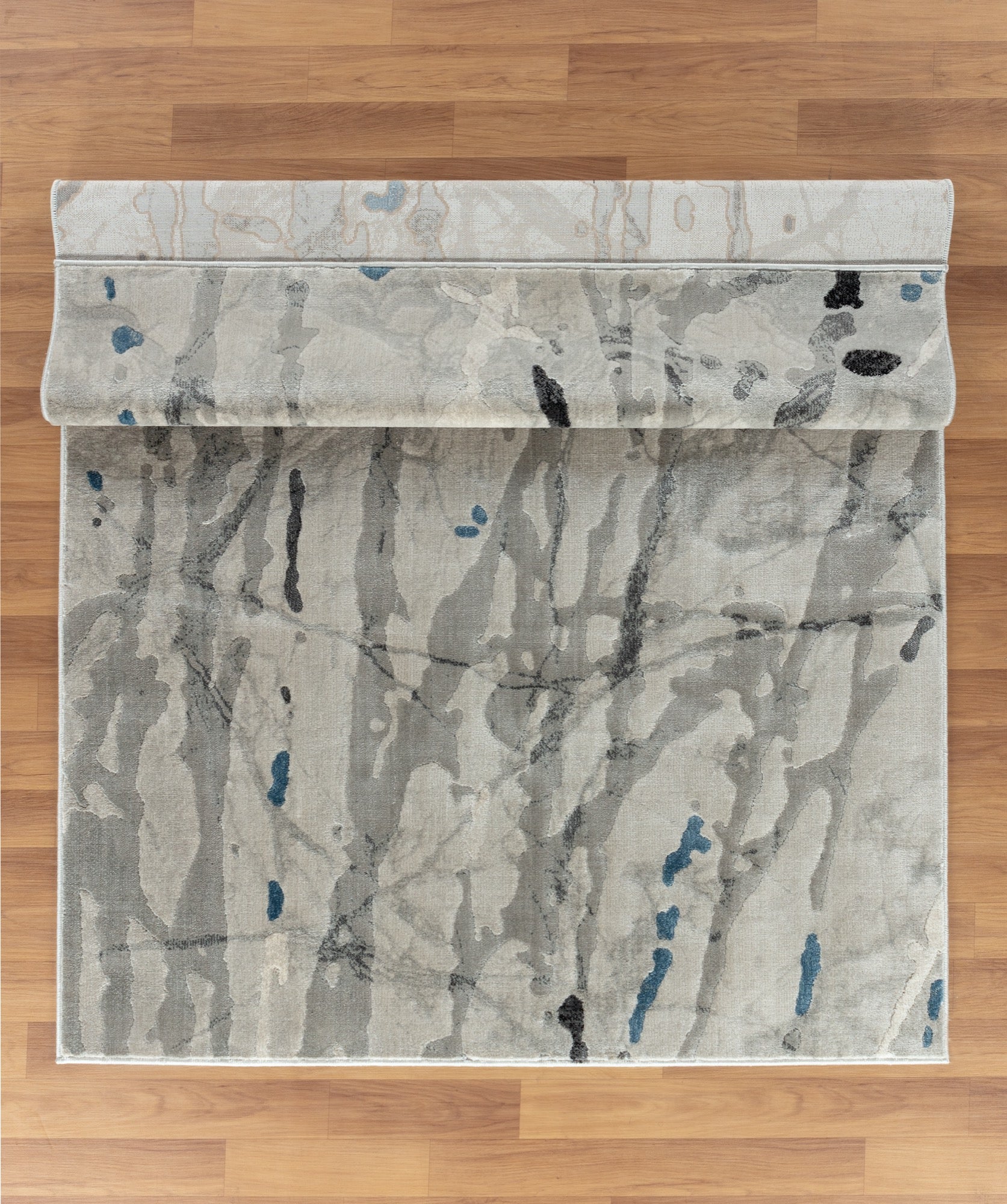Impression 5x8 Grey Area Rug - Adams Furniture