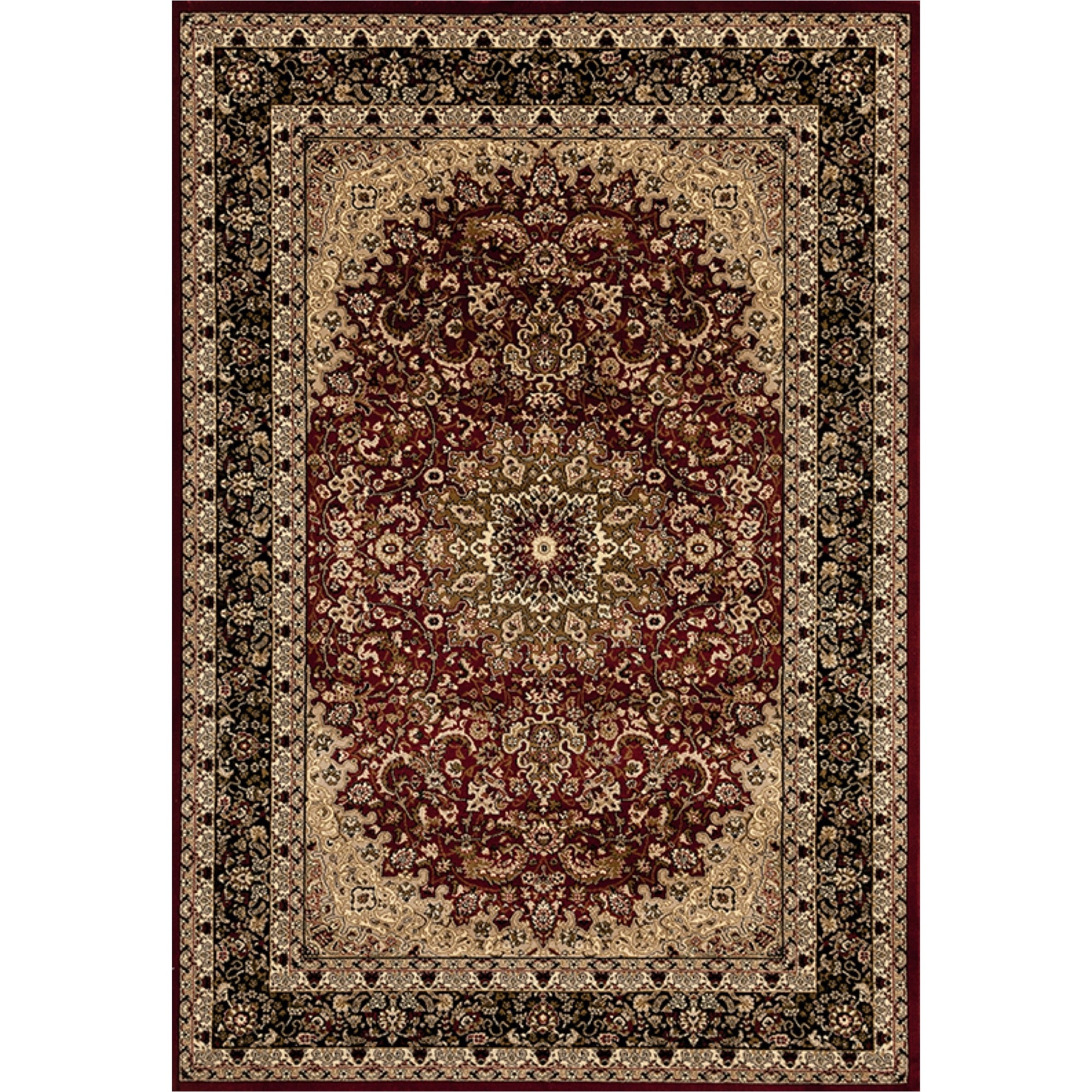 Persian 5x8 Red Area Rug - Adams Furniture