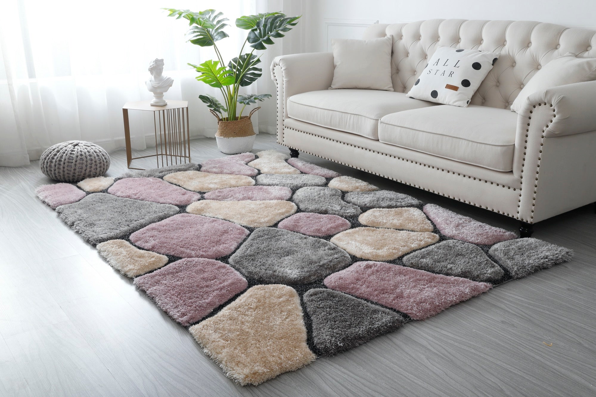 Mateos 5x7 Multicolor Area Rug - Adams Furniture