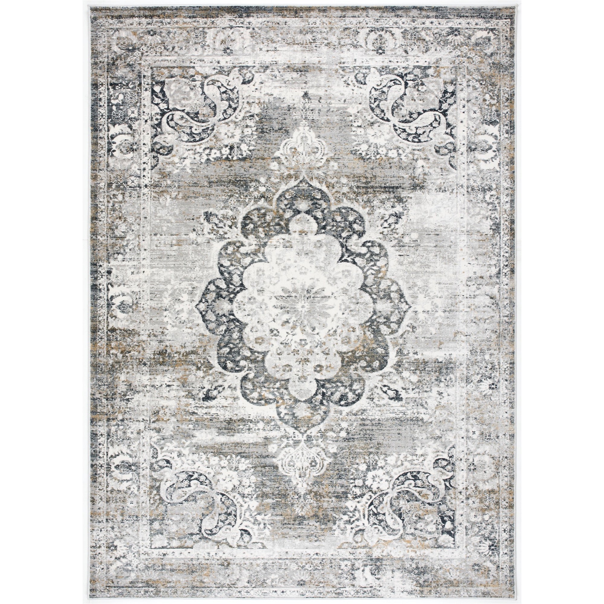 Christian 8x11 Grey Area Rug - Adams Furniture